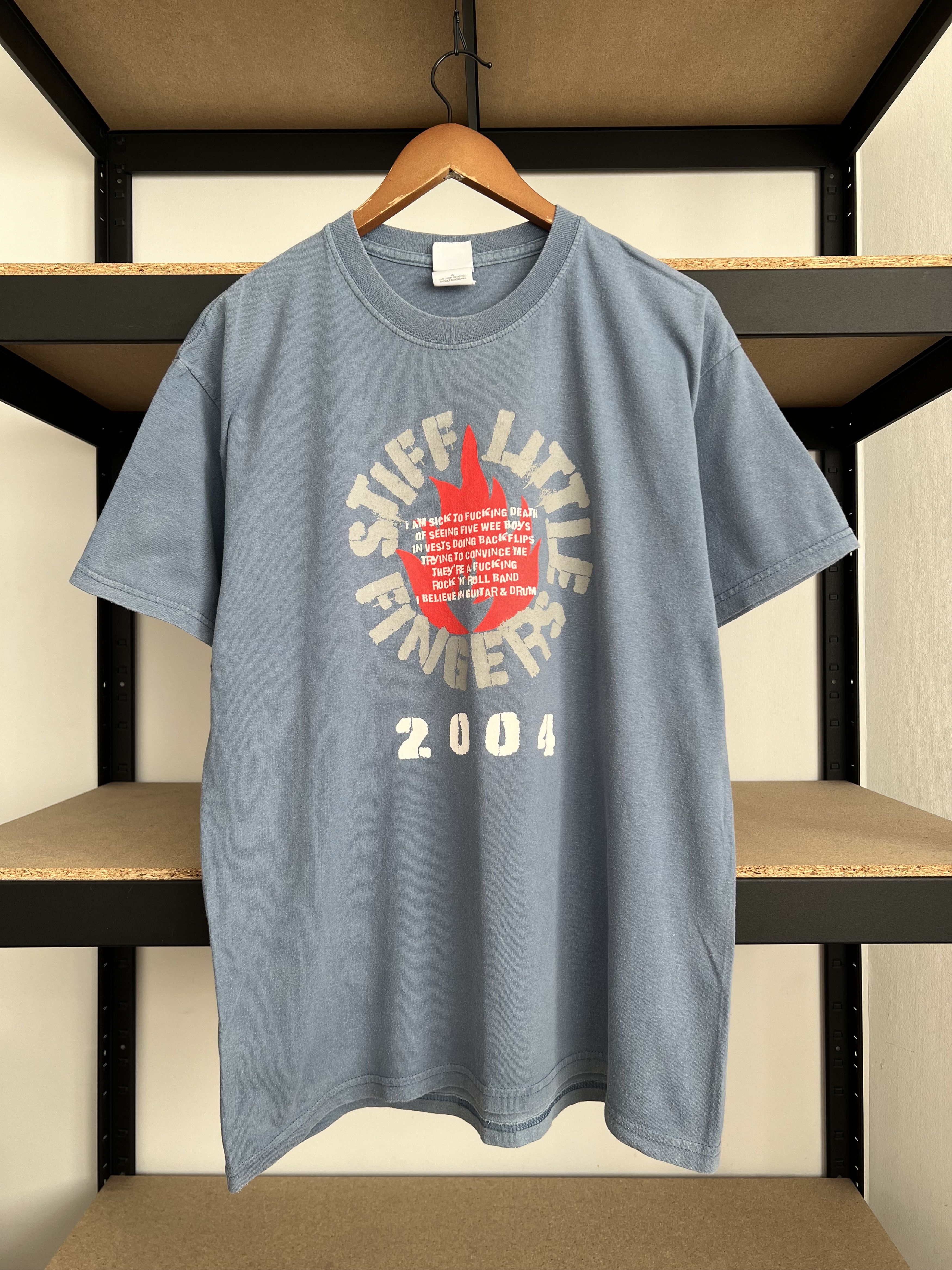Band Tees Vintage 2004 Stiff Little Fingers Punk Rock Band T-shirt Size US L / EU 52-54 / 3 - 1 Thumbnail