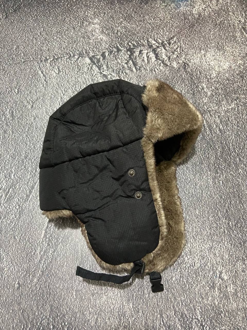 Outdoor Research Vintage Y2K Fuzzy Fur Ushanka Hat RARE BLACK Size ONE SIZE - 2 Thumbnail