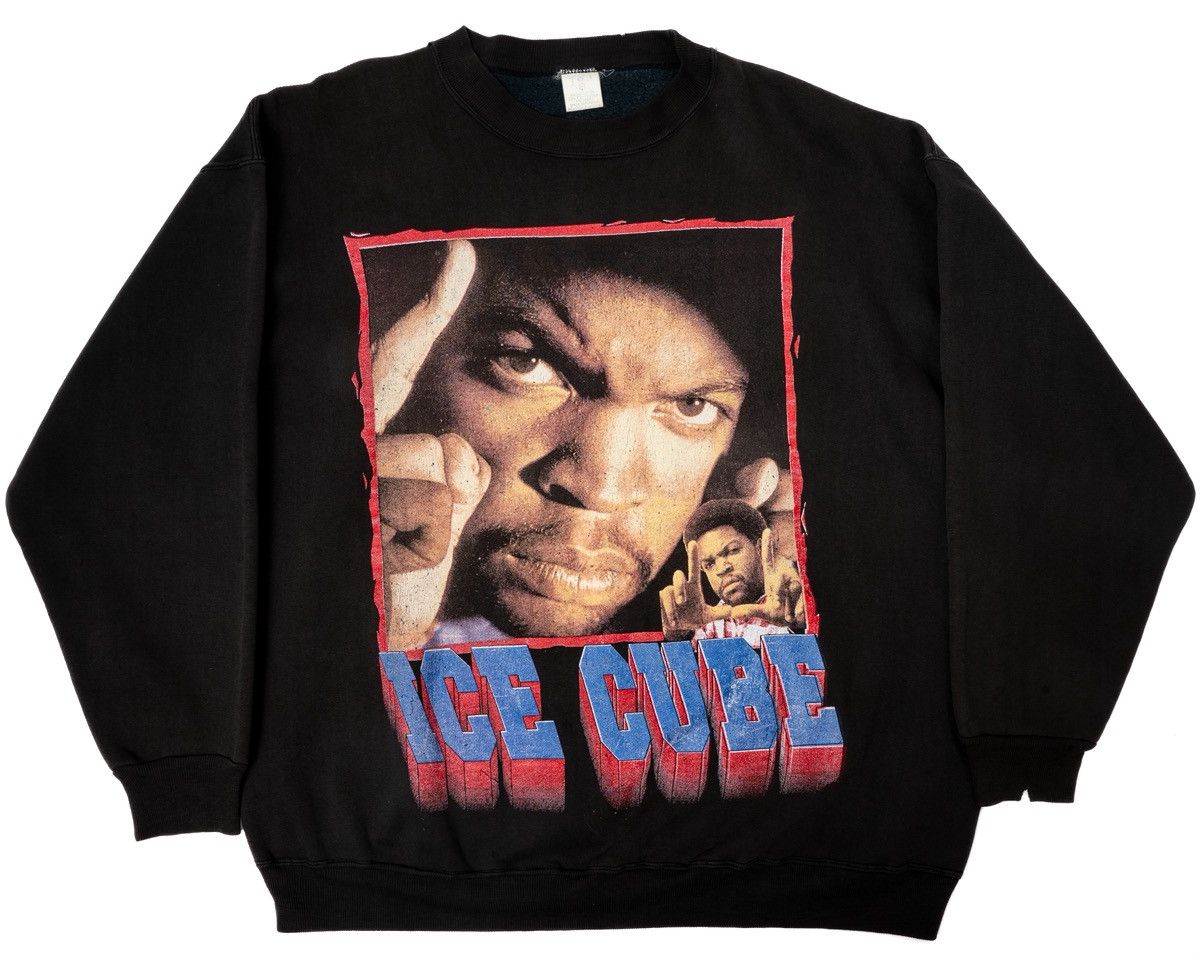 Vintage 90s Ice Cube Portraits Crewneck Size US XL / EU 56 / 4 - 1 Thumbnail