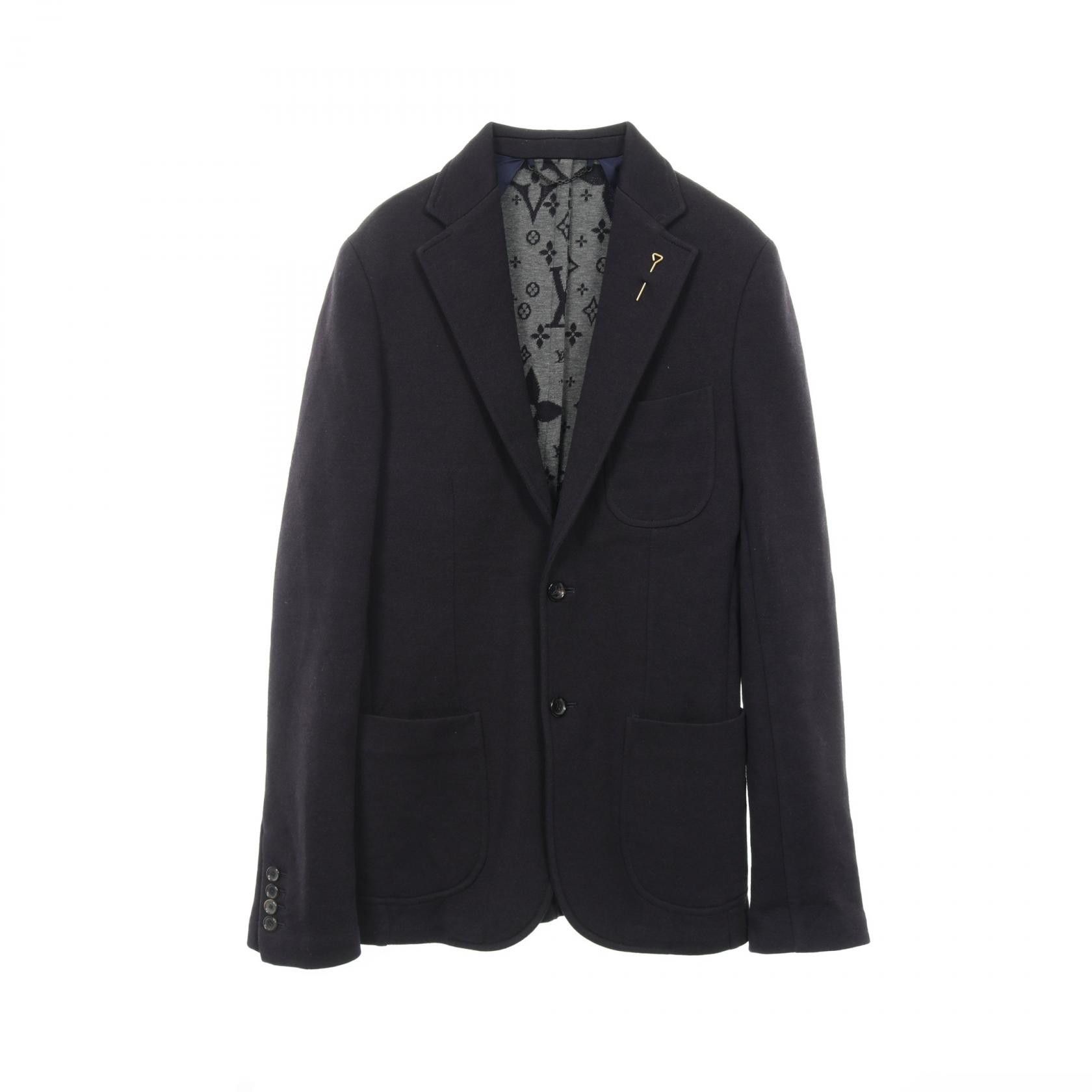 Louis Vuitton Louis Vuitton Louis Vuitton RM221Q ZLZ HKJ40E Wool Cotton Tailored Jacket Cotton Outerwear RM221Q ZLZ HKJ40E Size ONE SIZE - 1 Thumbnail