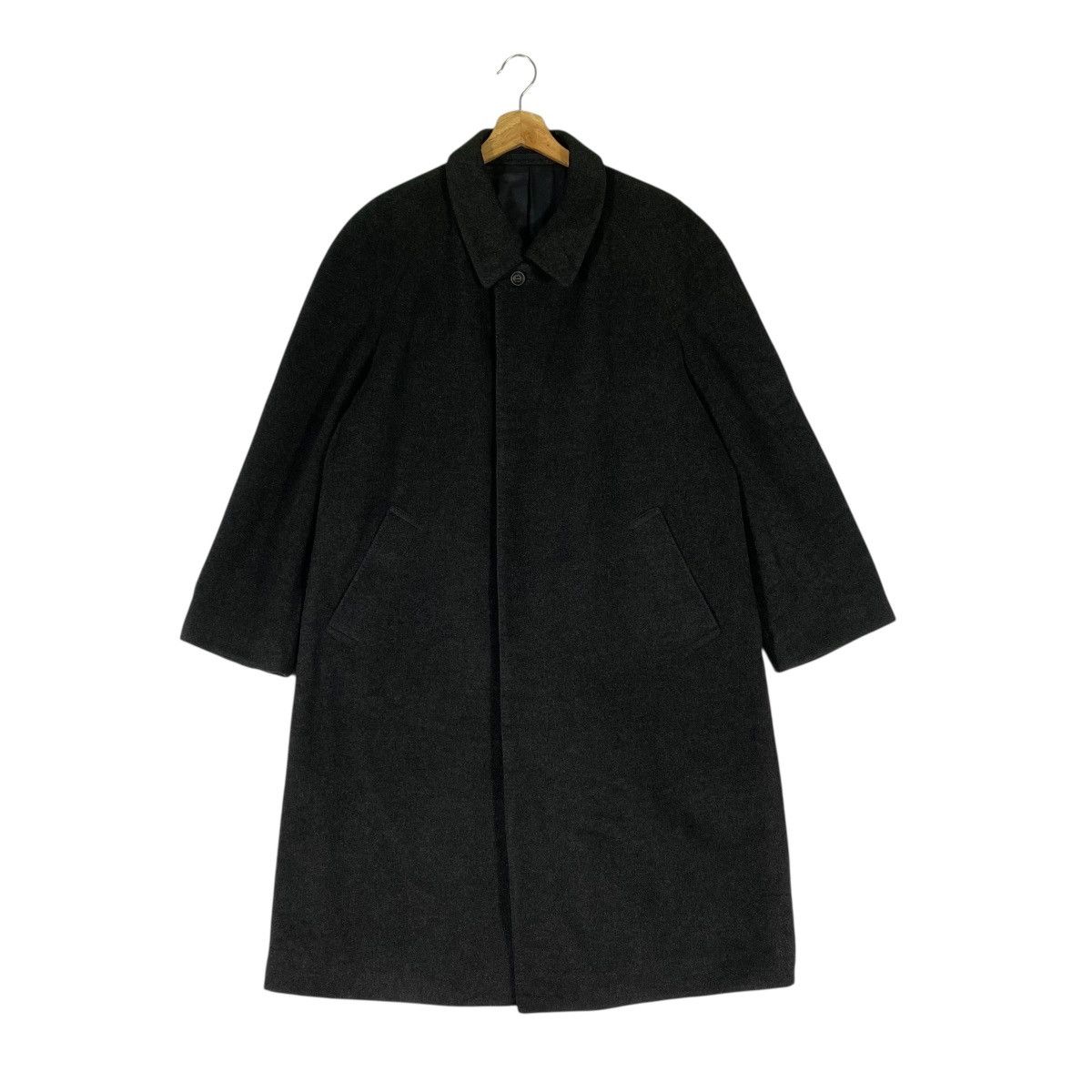 Yves Saint Laurent Yves Saint Laurent Wool Long Coat Button M/L Size Size US L / EU 52-54 / 3 - 1 Thumbnail