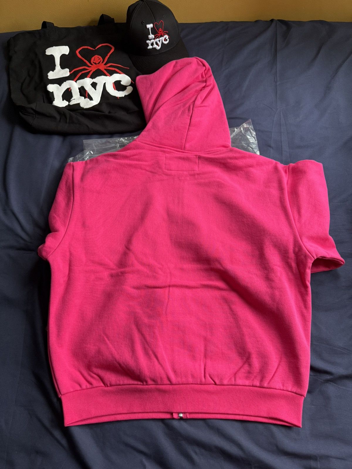 Sp5der Sp5der Pink Beluga Zip Up Hoodie Size US L / EU 52-54 / 3 - 2 Thumbnail