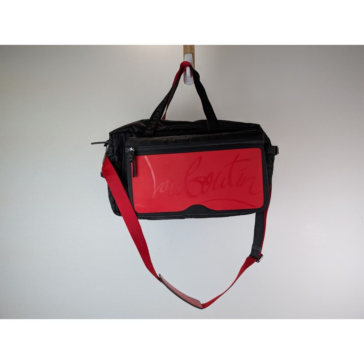 Christian Louboutin o1rshd1 Size: OS / Loubideal Sport Bag in Loubi/Black Size ONE SIZE - 22 Thumbnail