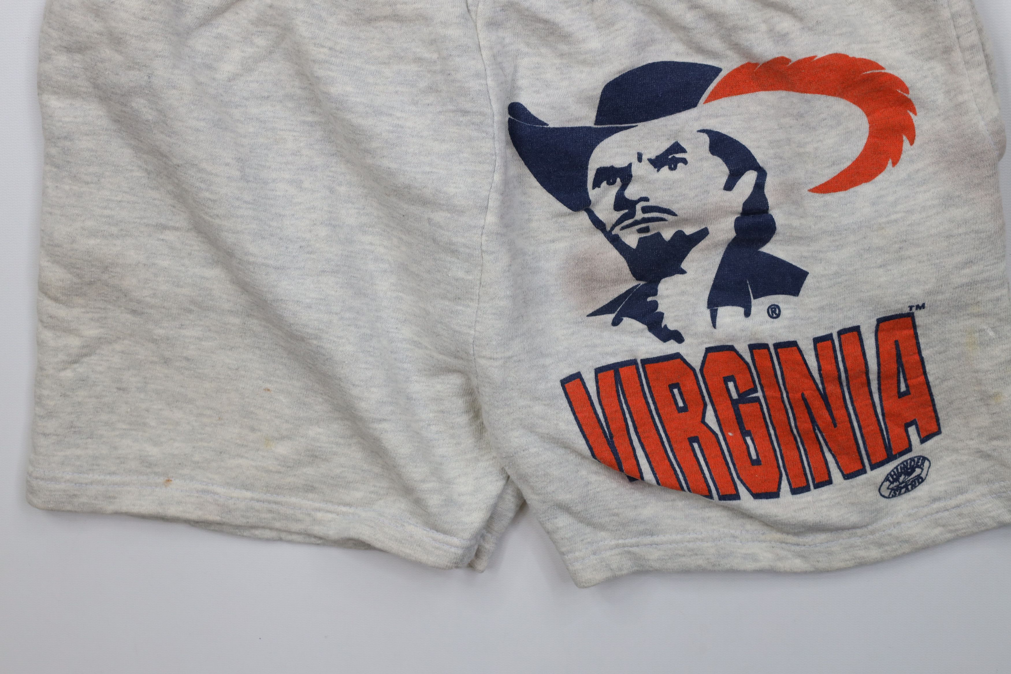 Vintage Vintage 90s University of Virginia Sweatpants Shorts USA UVA Size 30" / US 8 / IT 44 - 4 Thumbnail