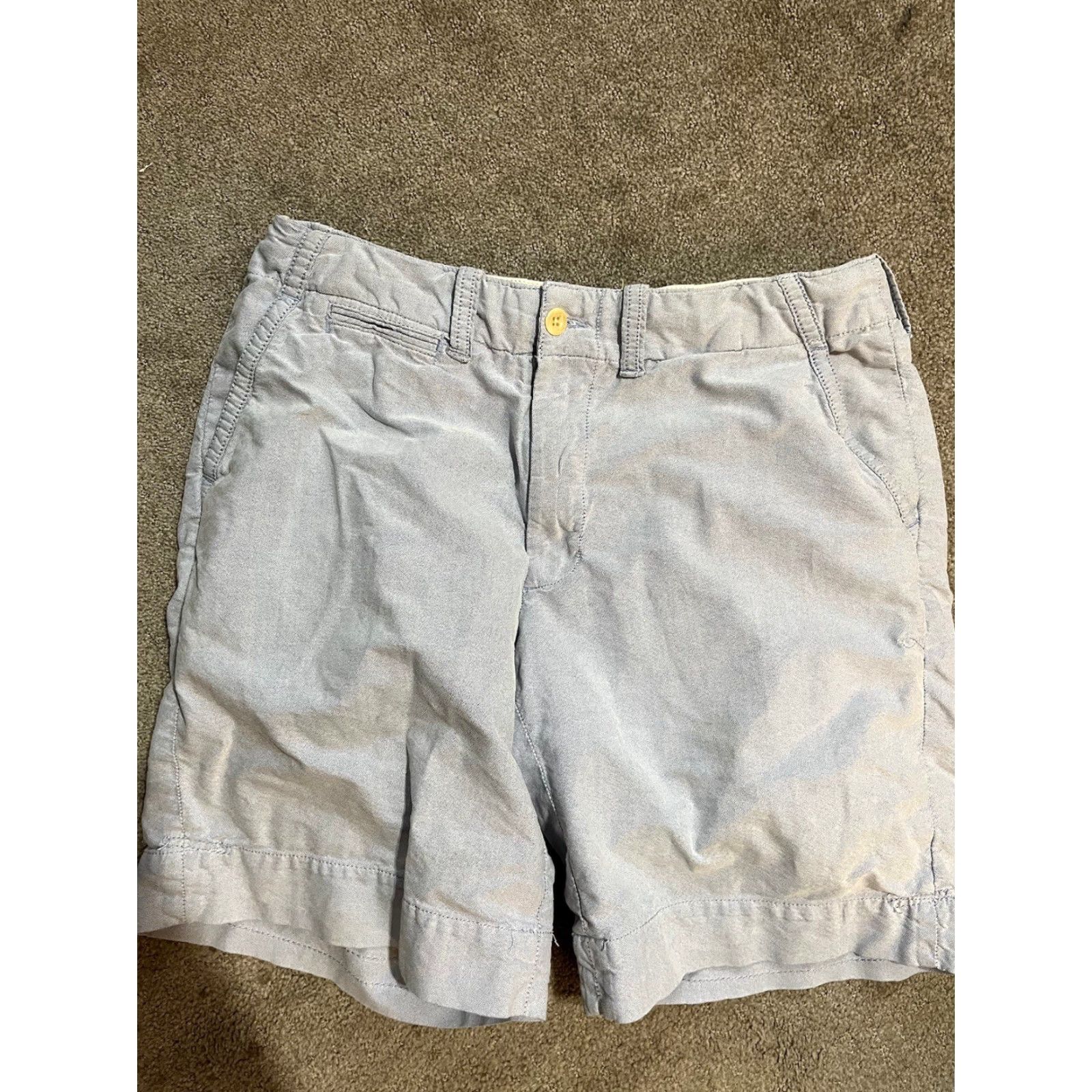 Polo Ralph Lauren Polo Ralph Lauren Chino Shorts Mens 32 Blue 9” Inseam Flat Front Button Closure Casual Preppy Size US XS / EU 42 / 0 - 3 Thumbnail