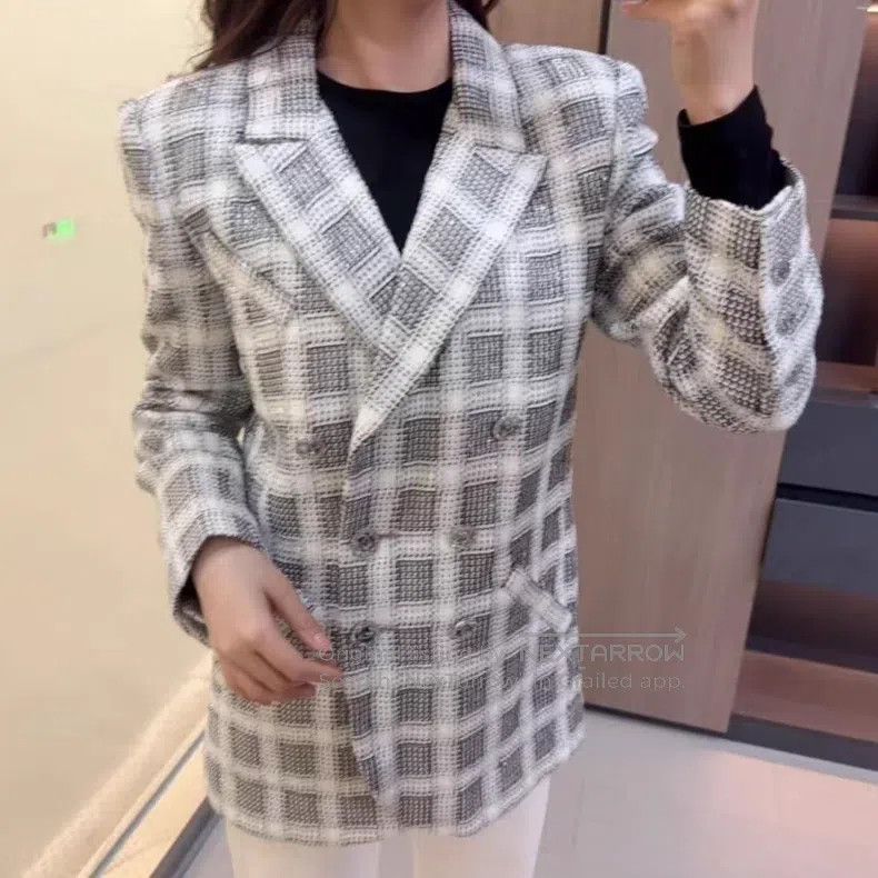 Chanel Chanel Plaid coat Size XS / US 0-2 / IT 36-38 - 1 Thumbnail