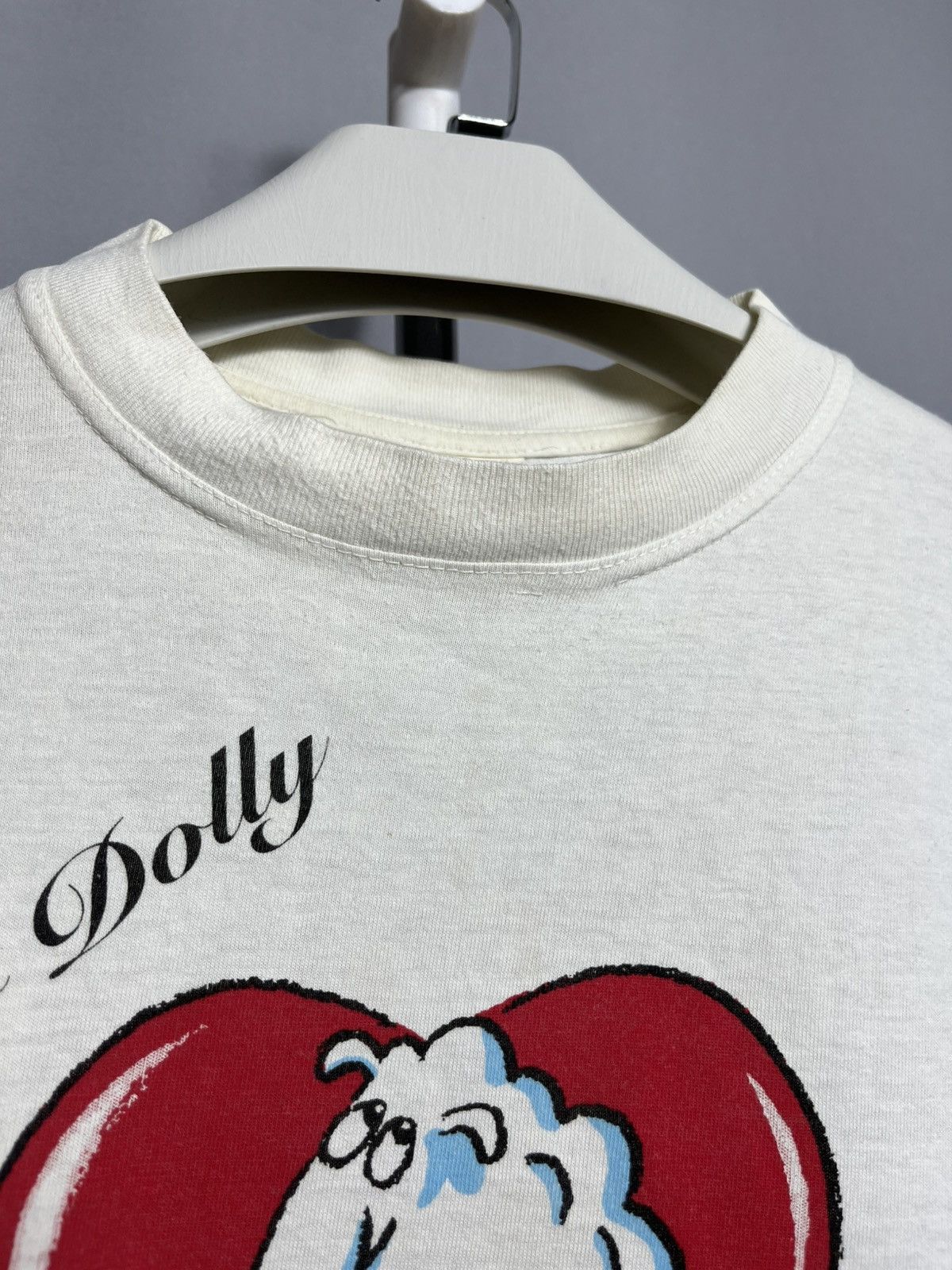 Vintage Greenpeace Hello Dolly Make Love Not Clones. Rare t-shirt Size US XXL / EU 58 / 5 - 5 Thumbnail