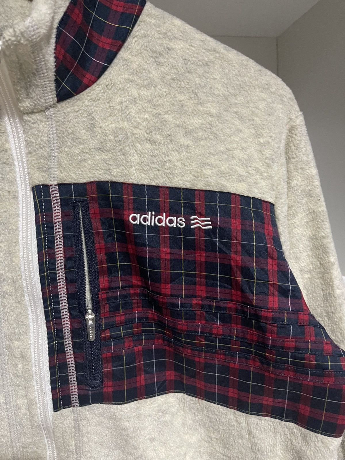 Adidas Adidas Fleece Polartec Size US M / EU 48-50 / 2 - 2 Thumbnail