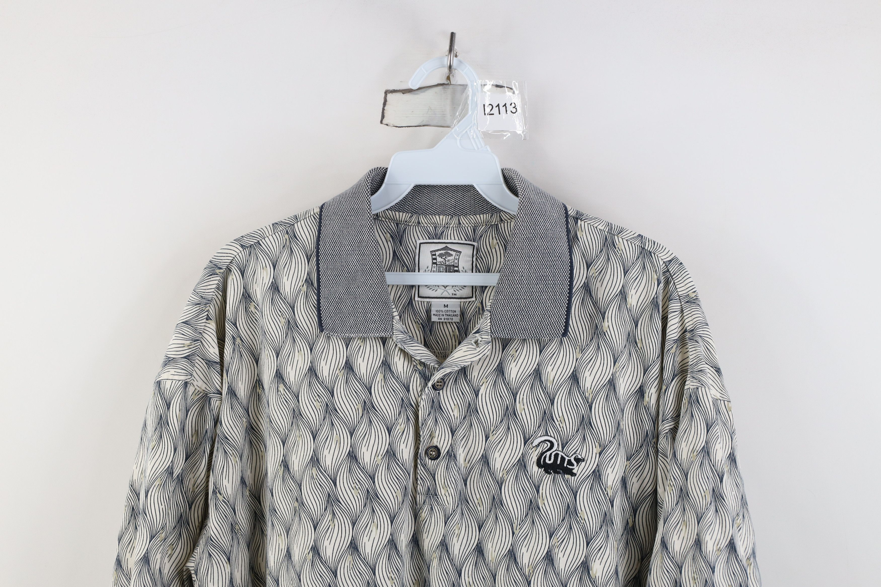 Vintage Vintage 90s Pebble Beach Skunk Golf Polo Shirt Cotton Size US M / EU 48-50 / 2 - 2 Thumbnail