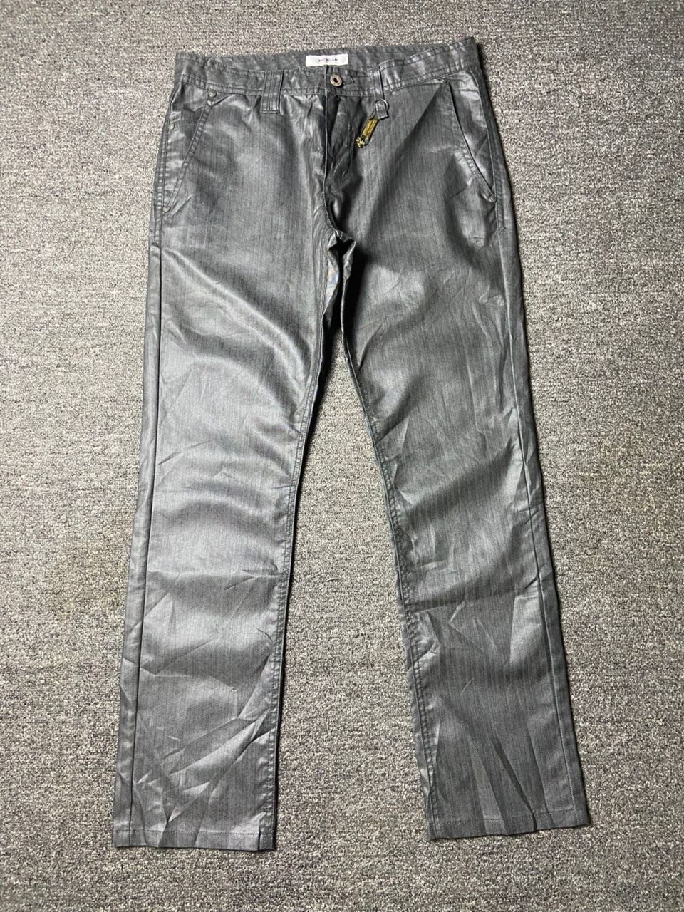 Morgan Homme Vintage MORGAN HOMME Cowhide Leather Pants (140) Size US 33 - 1 Thumbnail