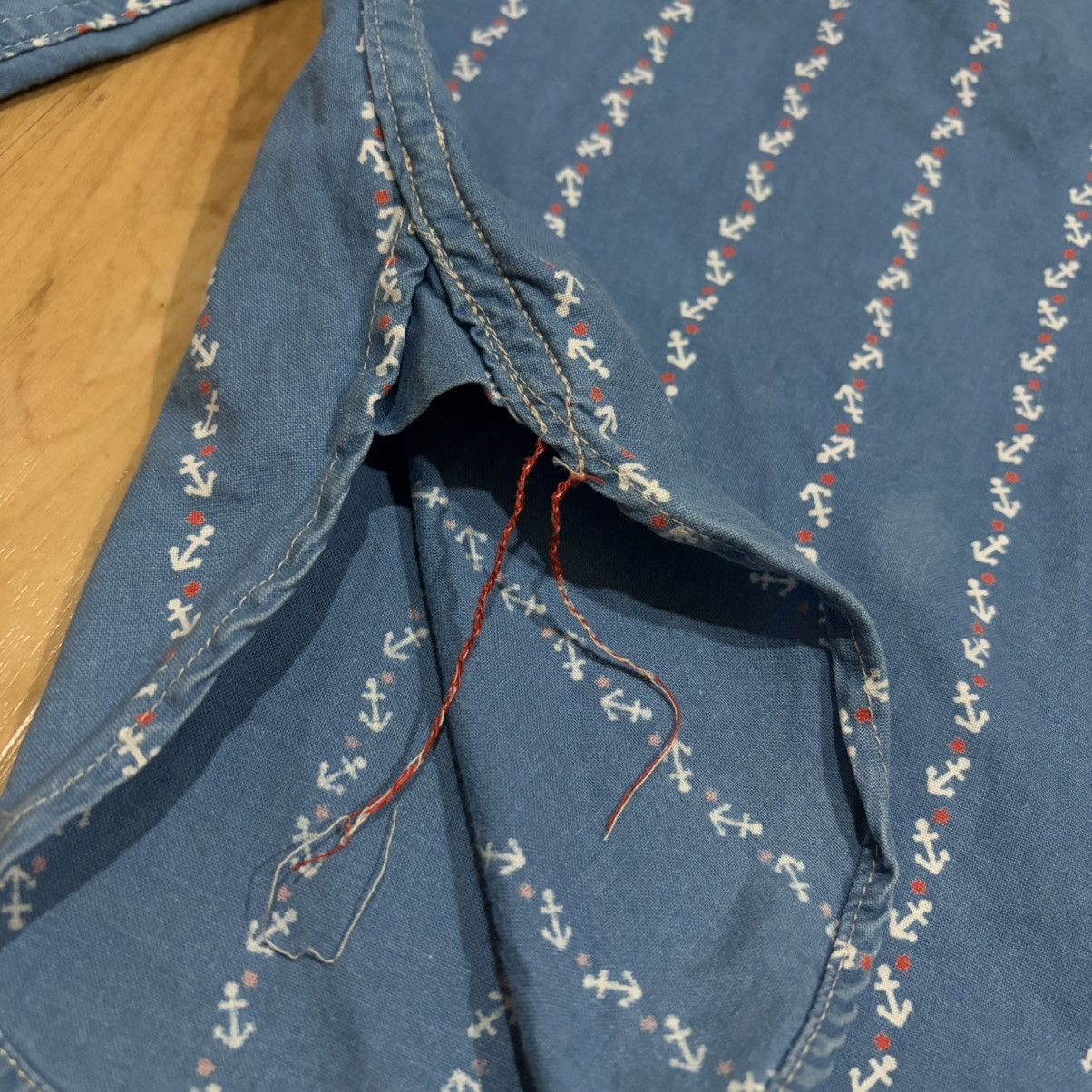 Sugar Cane Sugar Cane Indigo Anchor Work shirt Size US S / EU 44-46 / 1 - 3 Thumbnail