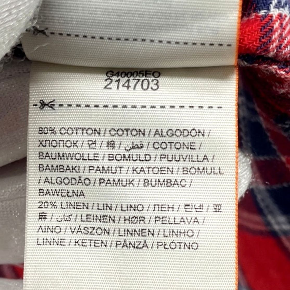 Superdry VINTAGE Superdry Shirt Womens XL Red Blue Plaid Button Down Size XL / US 12-14 / IT 48-50 - 7 Thumbnail