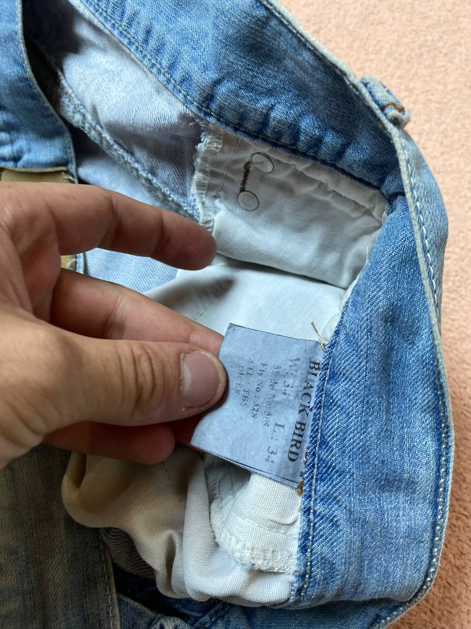 Vintage Archive Washed Distressed Baggy Denim y2k Size US 33 - 10 Thumbnail