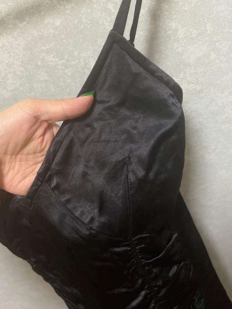 Helmut Lang helmut lang size 4 Classic pleated glossy little black dre Size M / US 6-8 / IT 42-44 - 5 Thumbnail