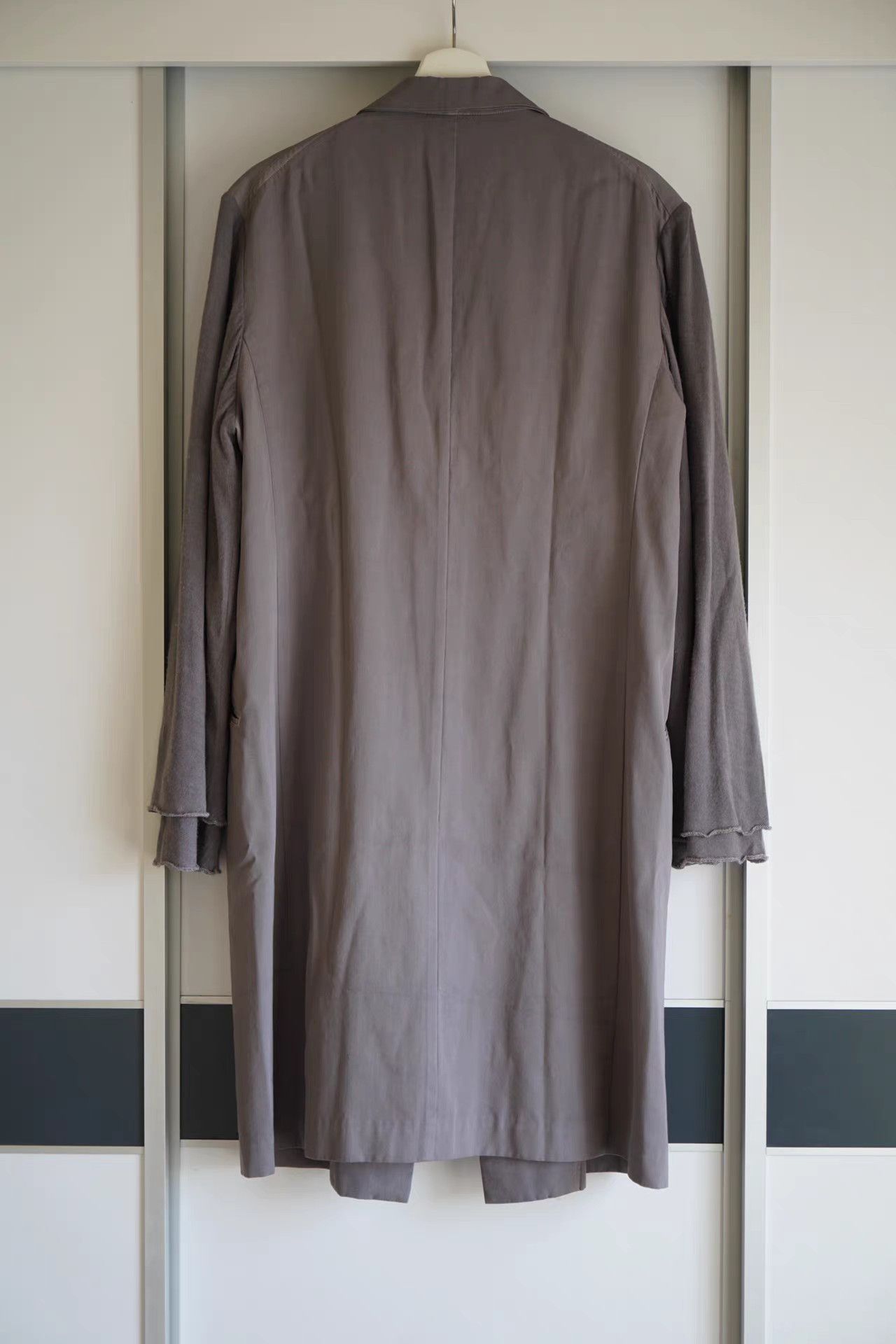 Yohji Yamamoto Yohji Yamamoto 02ss Haze Blue Double Sleeve Coat K4 Size US L / EU 52-54 / 3 - 2 Thumbnail
