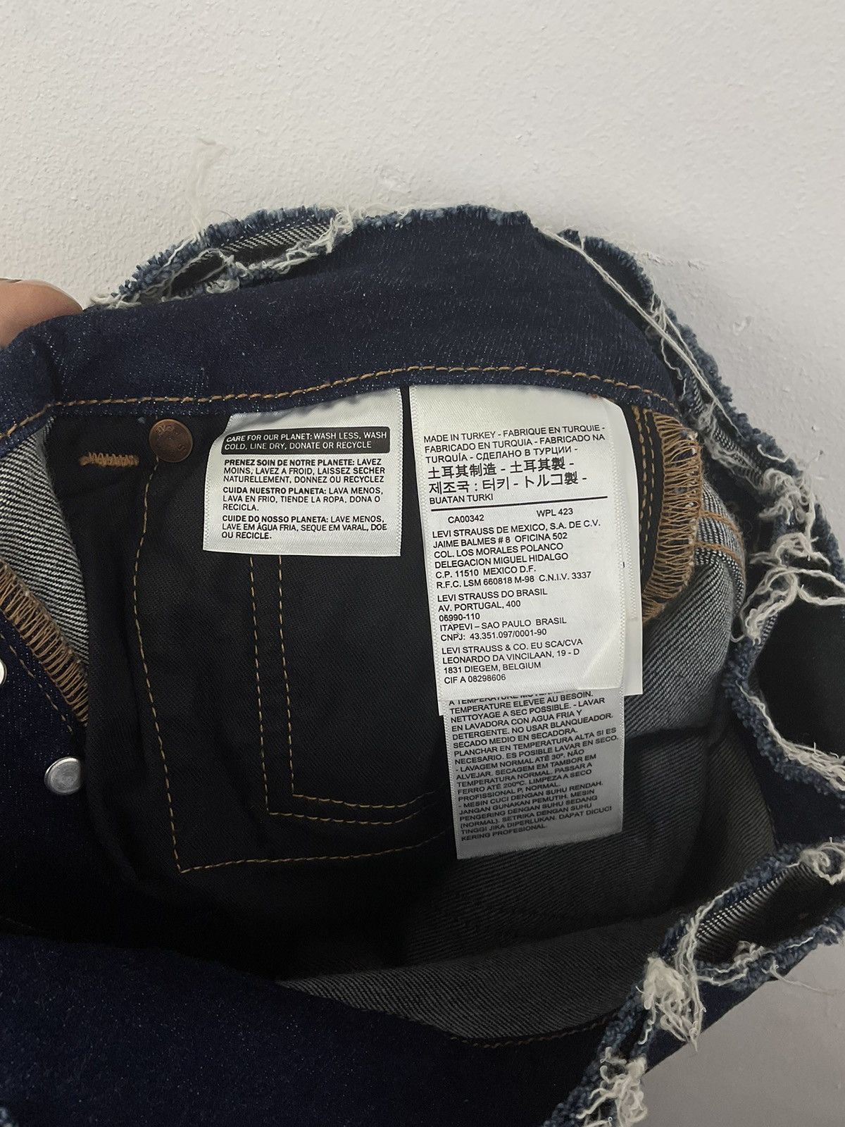 Levi's × Vetements Vetements x Levis Studio Sample Denim Pants Size US 28 / EU 44 - 12 Thumbnail