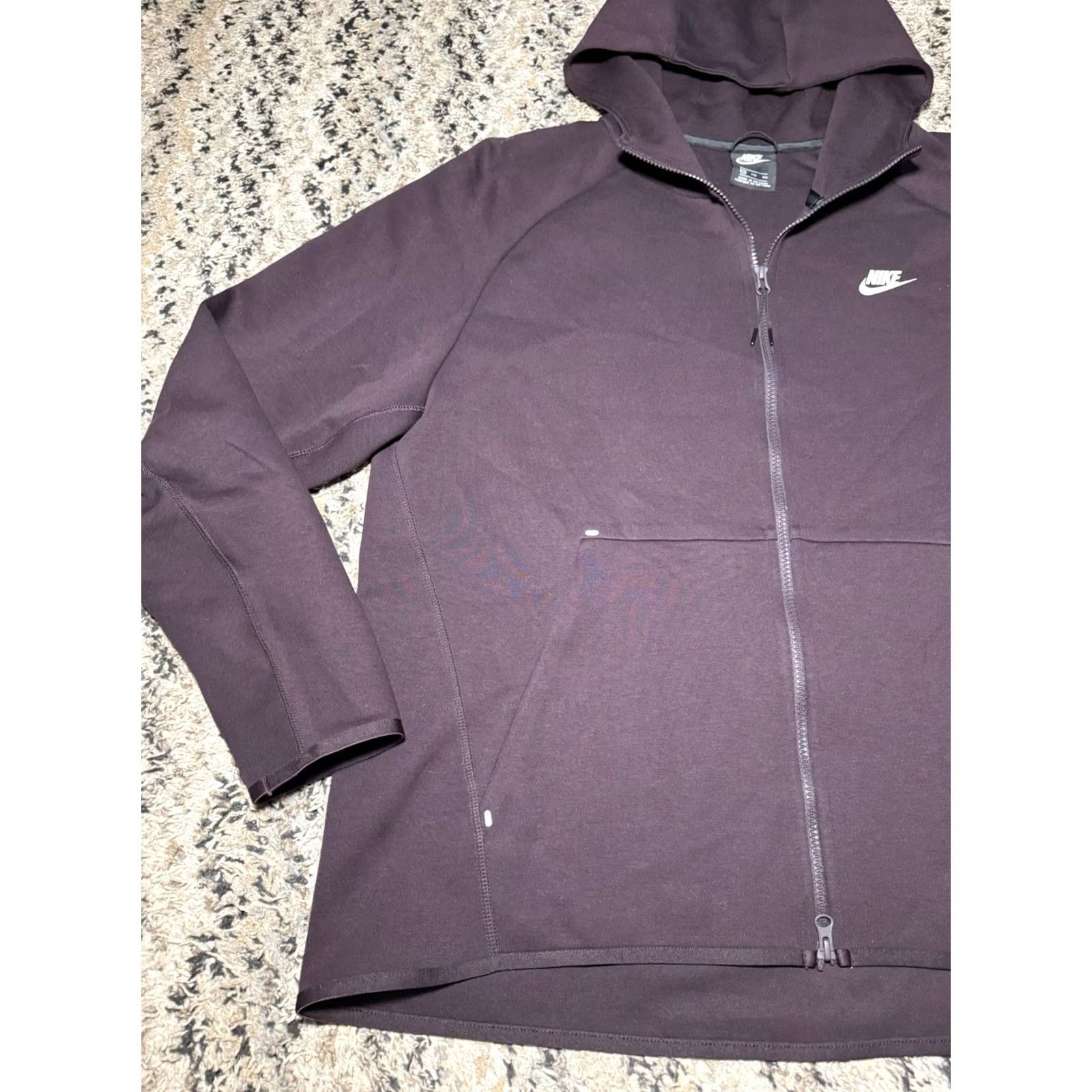 Nike Nike Tech Hoodie Deep Purple Plum 2XL Fleece ZIP Activewear Mens Boys? Size US XXL / EU 58 / 5 - 3 Thumbnail