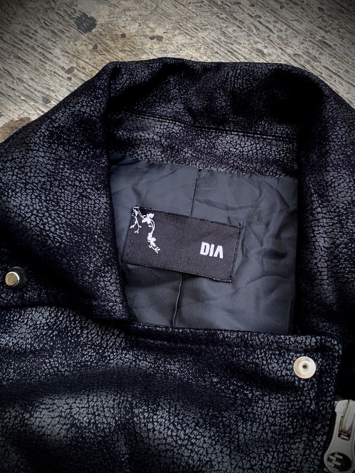 14th Addiction D.I.A Asymetrical Cracked Cropped Jacket Size US S / EU 44-46 / 1 - 4 Thumbnail
