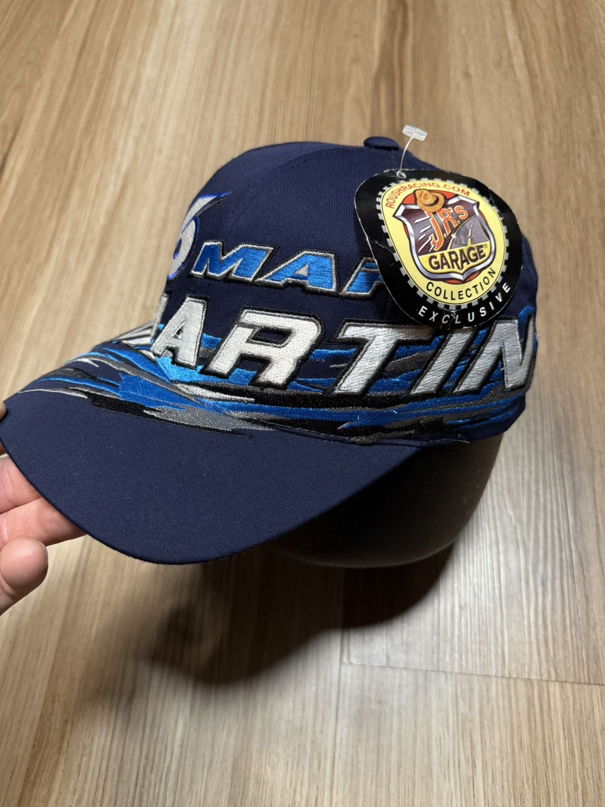 NASCAR Vintage Mark Martin Racing #6 NASCAR SnapBack Hat Cap Size ONE SIZE - 2 Thumbnail