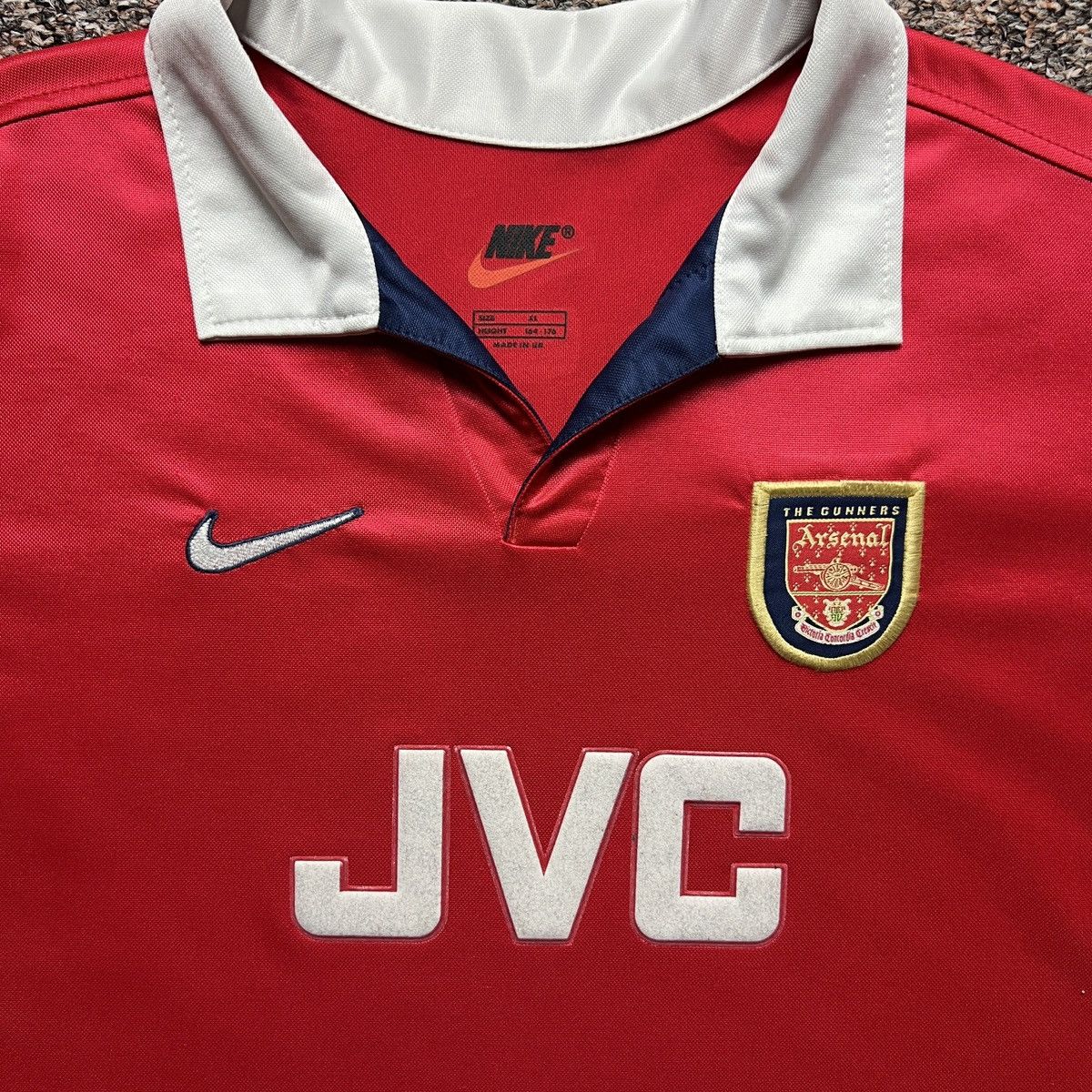 Nike × Vintage Arsenal 1998 1999 Home Football Shirt Soccer Jersey Size US XS / EU 42 / 0 - 4 Thumbnail