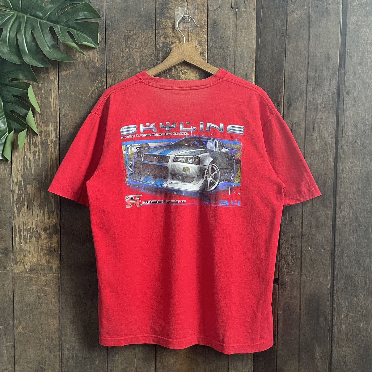 Vintage Vintage Fullscale Nissan Skyline R34 tshirt Size US L / EU 52-54 / 3 - 1 Thumbnail