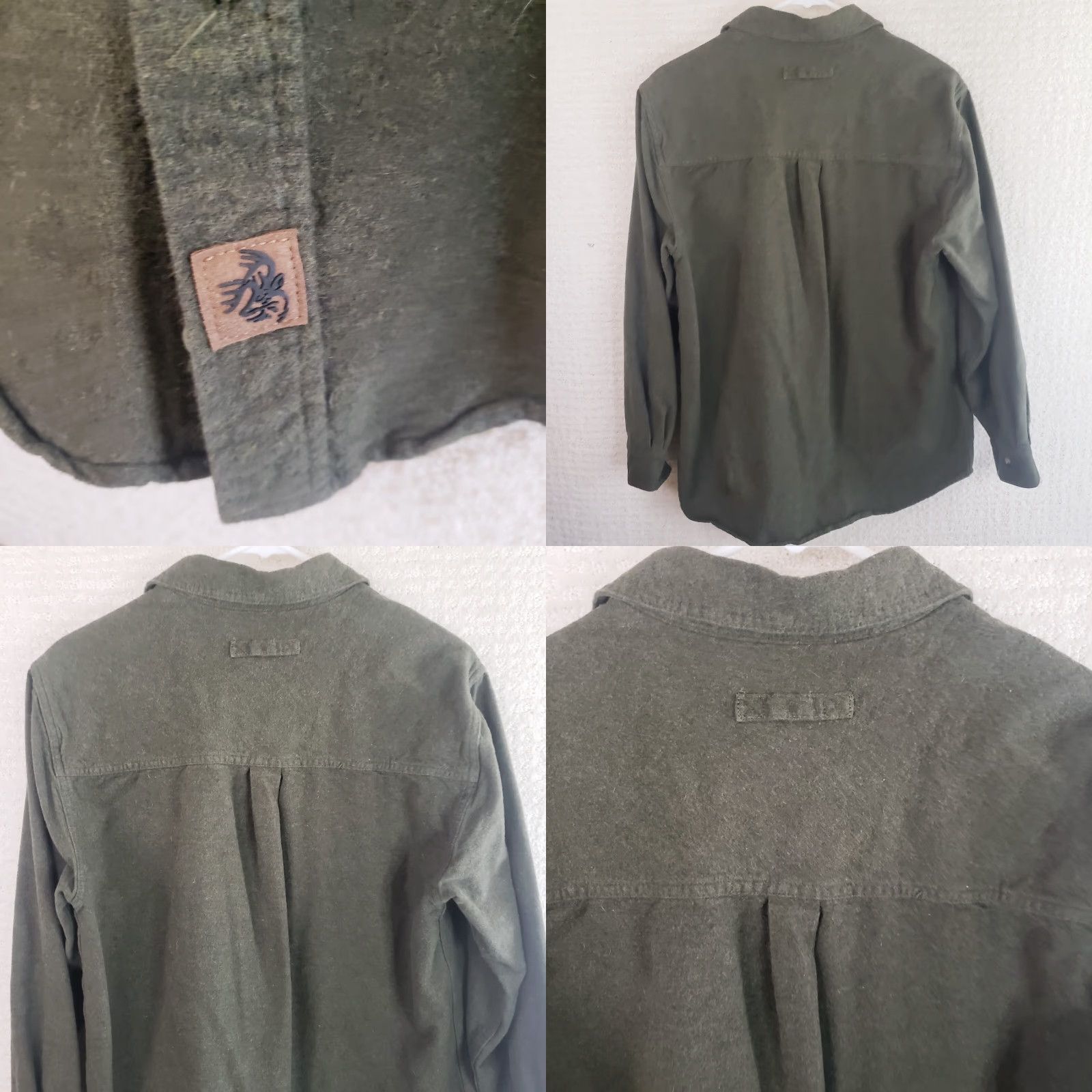 Vintage VINTAGE Buck Camp Chamois Button-Up Army Green Shirt Mens M Legendary Whitetails Buck Camp Flannels Button-Up Shirt M Green Mens Size US M / EU 48-50 / 2 - 8 Thumbnail