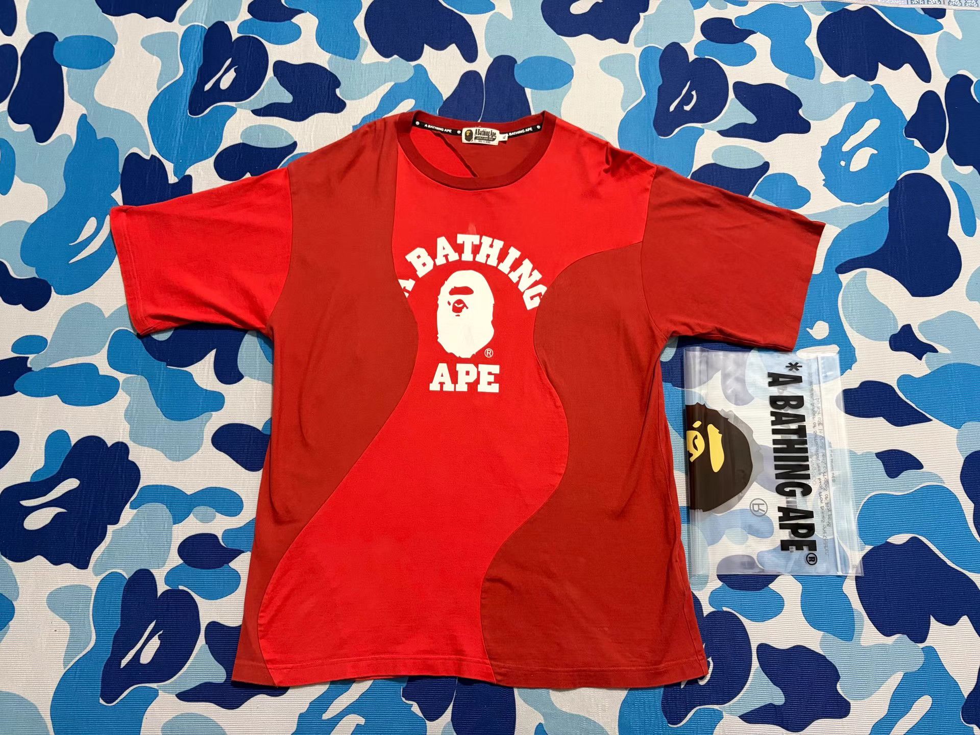 Bape Bape Ape Head Short Sleeve Tee Size US XL / EU 56 / 4 - 1 Thumbnail