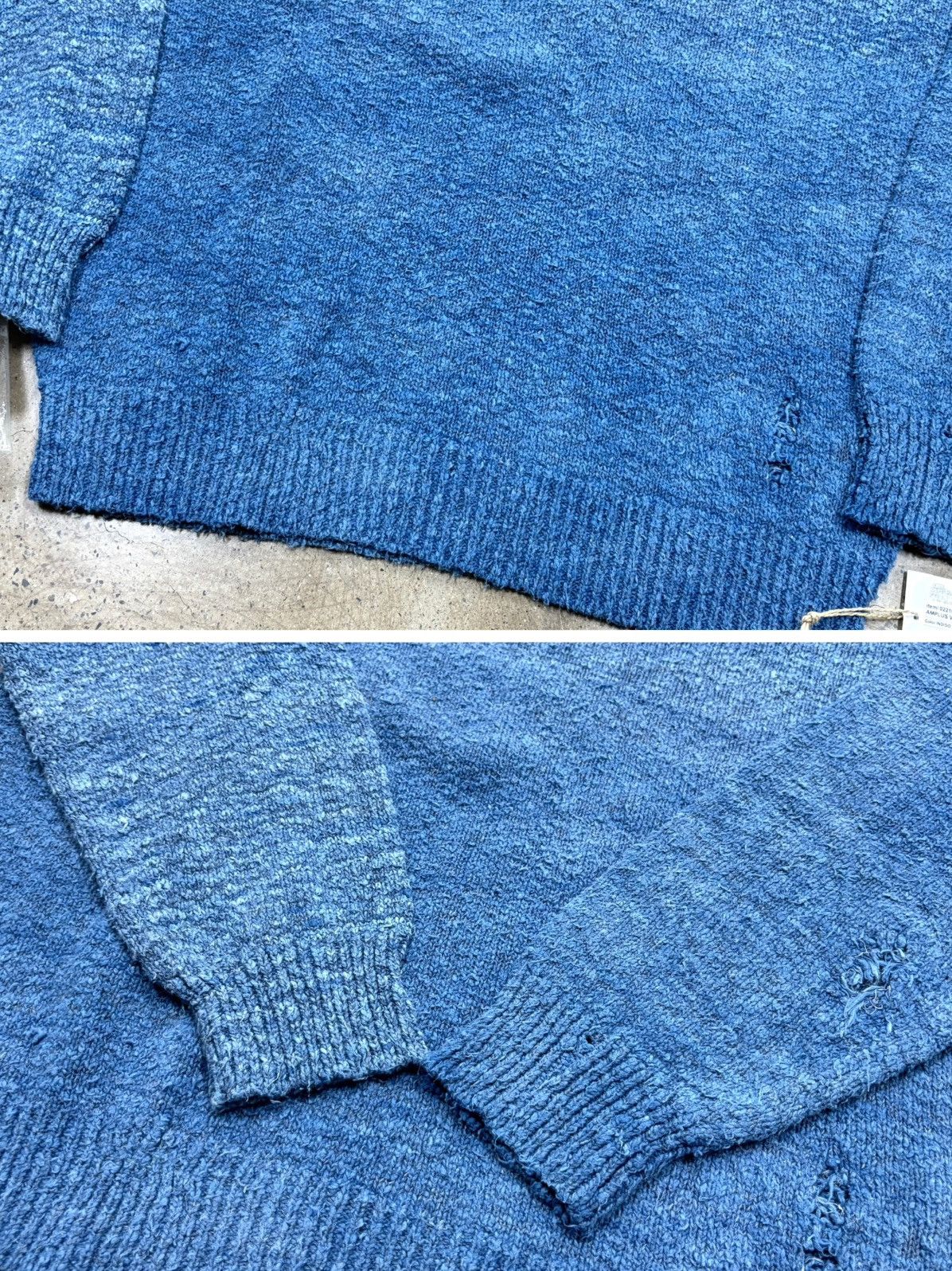 Visvim Visvim ICT Amplus V-Neck L/S Indigo Size US M / EU 48-50 / 2 - 5 Thumbnail