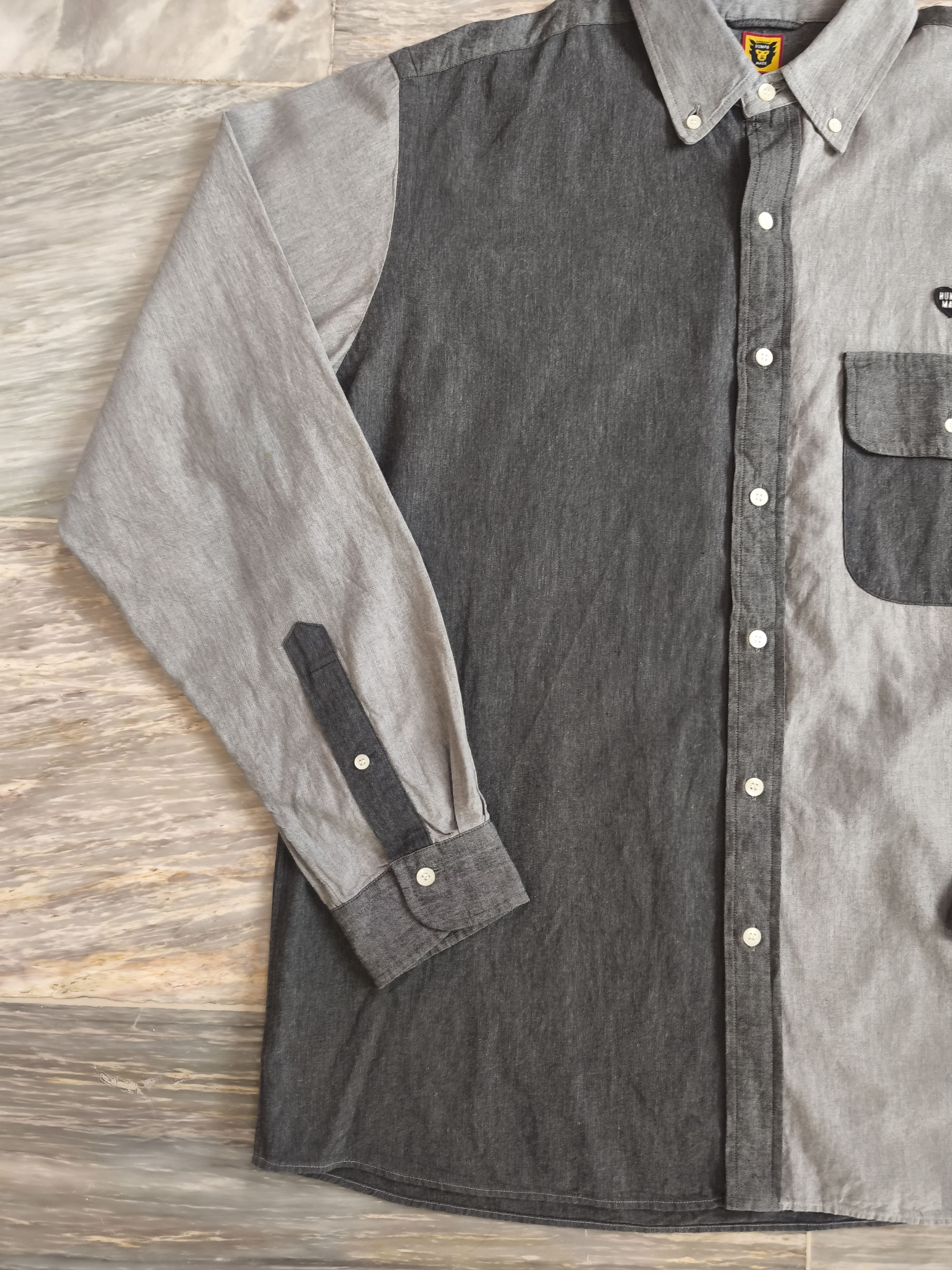 Human Made Human Made Crazy Chambray Shirt Size US XL / EU 56 / 4 - 2 Thumbnail