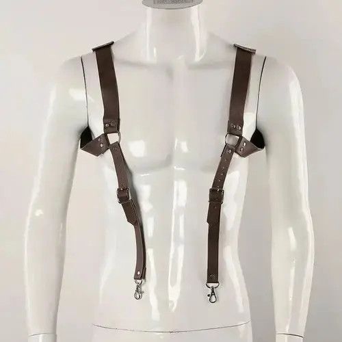 Cowboy Equipment × Unowned Belts Brown Vintage Men's Suspenders Belts Size ONE SIZE - 2 Thumbnail