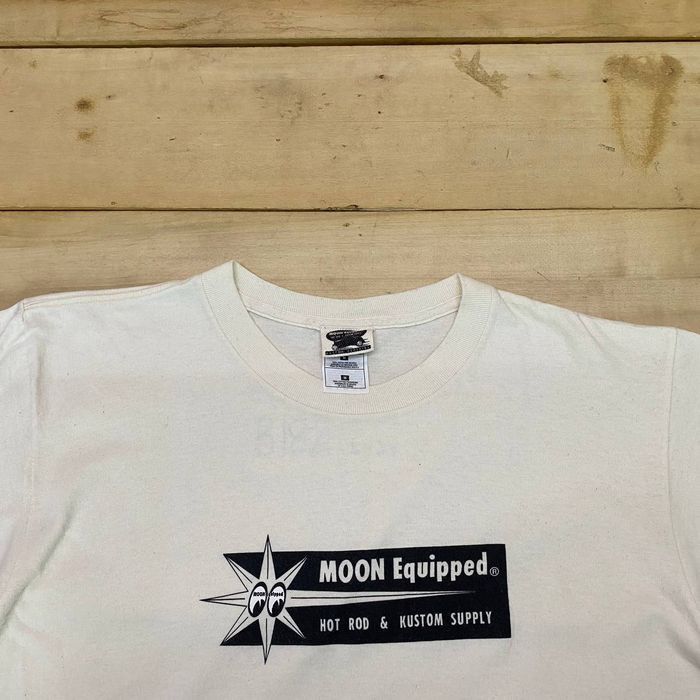 Vintage B182 VTG 90s MOONEYES MOON EQUIPPED TEE Size US M / EU 48-50 / 2 - 2 Thumbnail