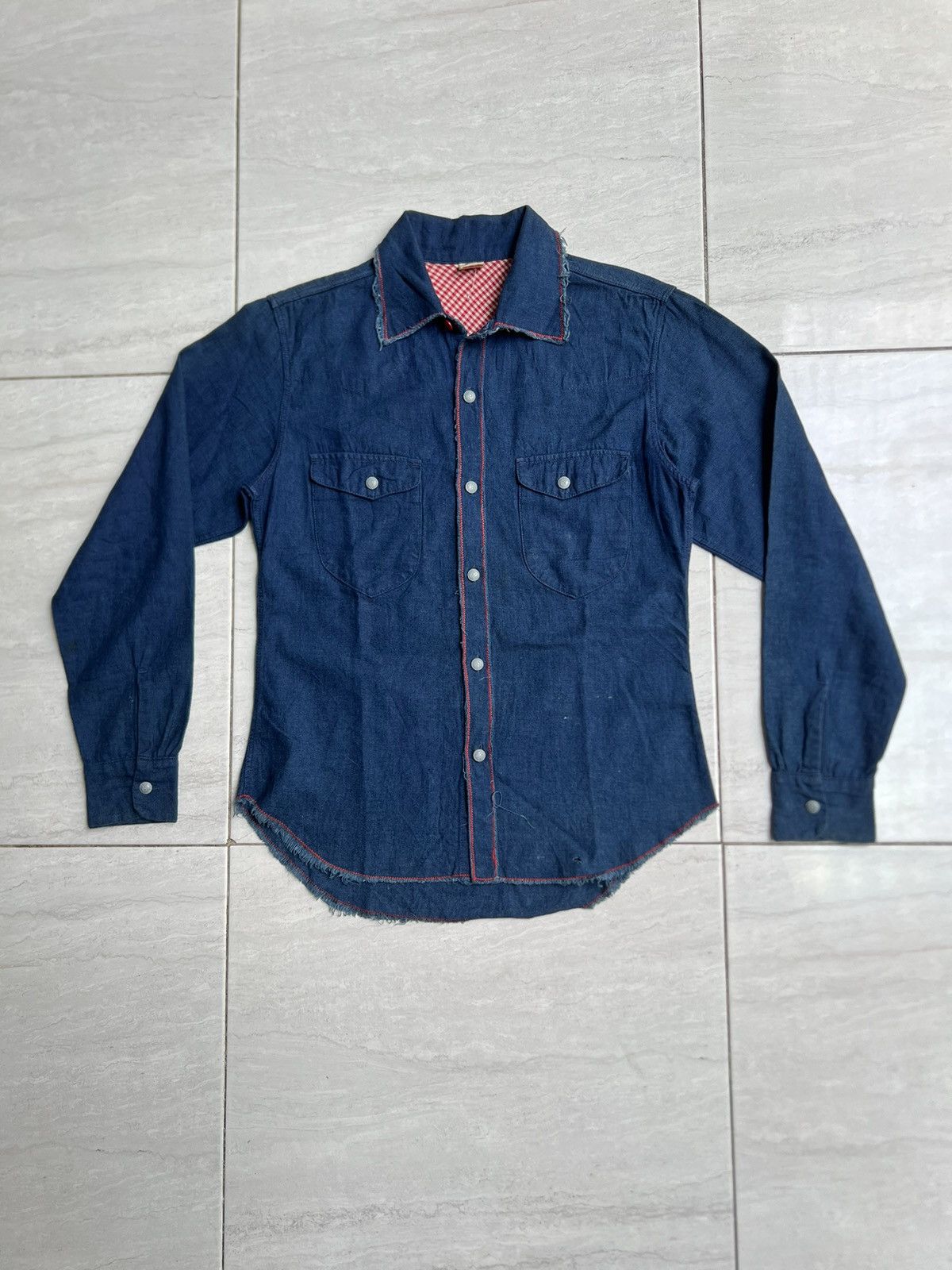 45rpm 45RPM Blue Jeans Shirt Size US S / EU 44-46 / 1 - 6 Thumbnail