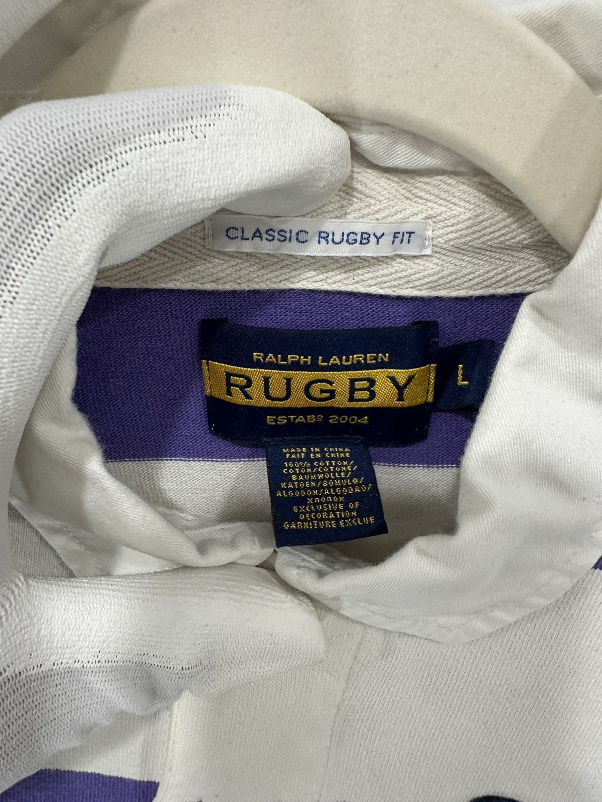 Rugby Ralph Lauren Rugby Ralph Lauren Gothic “R” Rugby Purple Large Size US L / EU 52-54 / 3 - 4 Thumbnail