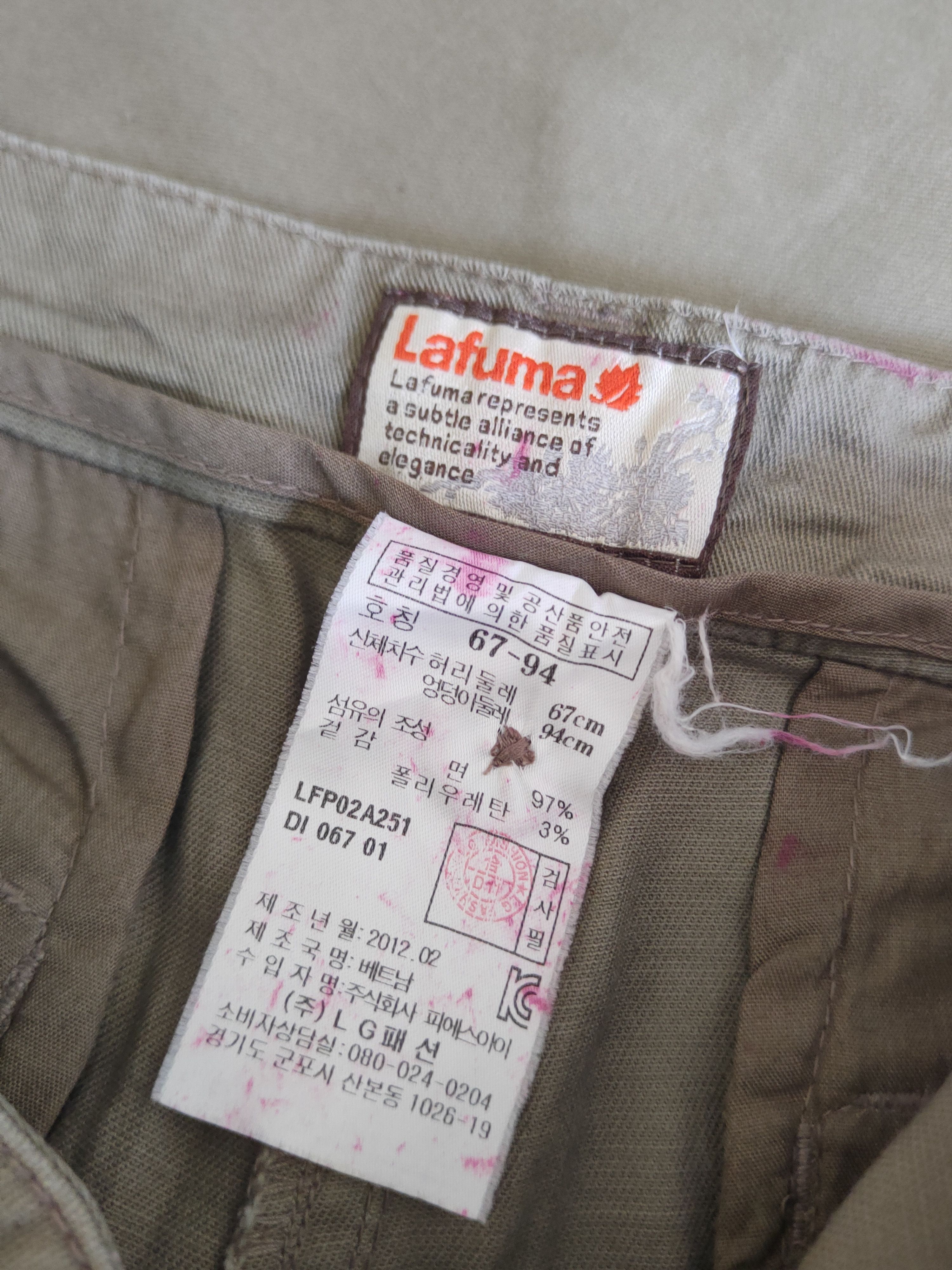 Japanese Brand DL Lafuma Olive Multipocket Tactical Cargo Pants #1772 Size 29" - 14 Thumbnail