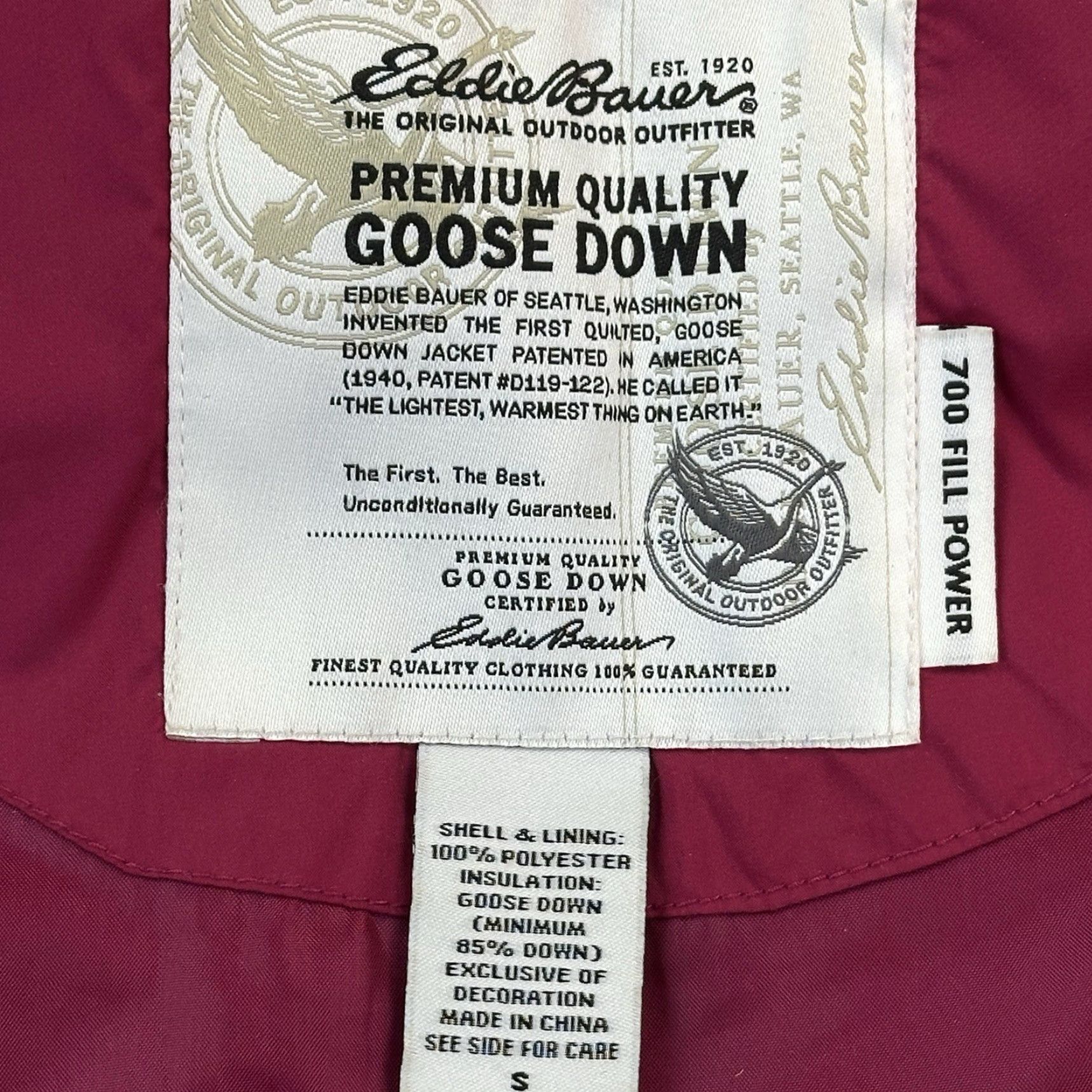 Eddie Bauer Eddie Bauer Vest Women's Small Pink 700 Fill Premium Goose Down Quilted Puffer Size S / US 4 / IT 40 - 7 Thumbnail