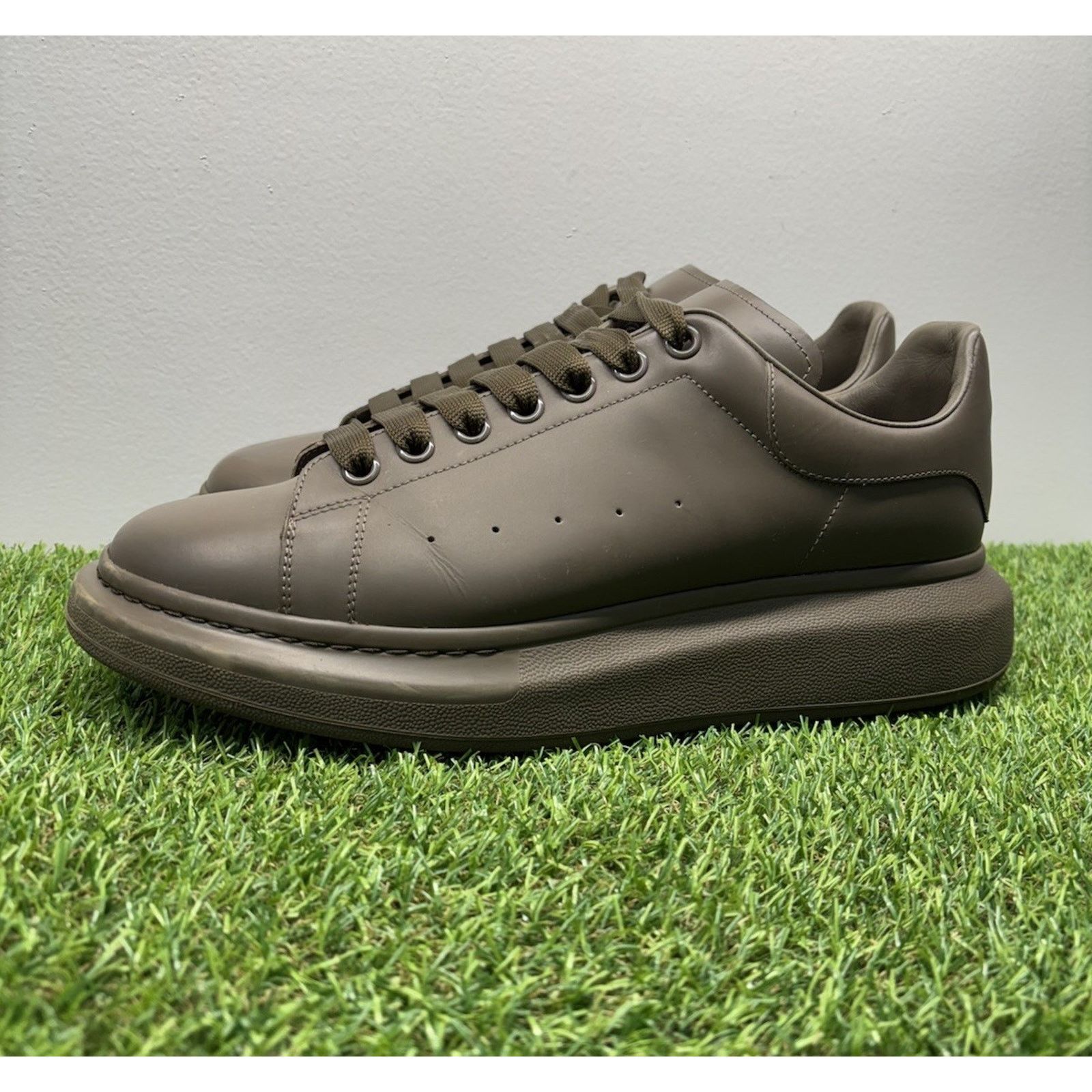 Alexander McQueen Alexander McQueen ‘ Khaki ‘ | GOOD CONDITION! Size US 12 / EU 45 - 1 Thumbnail