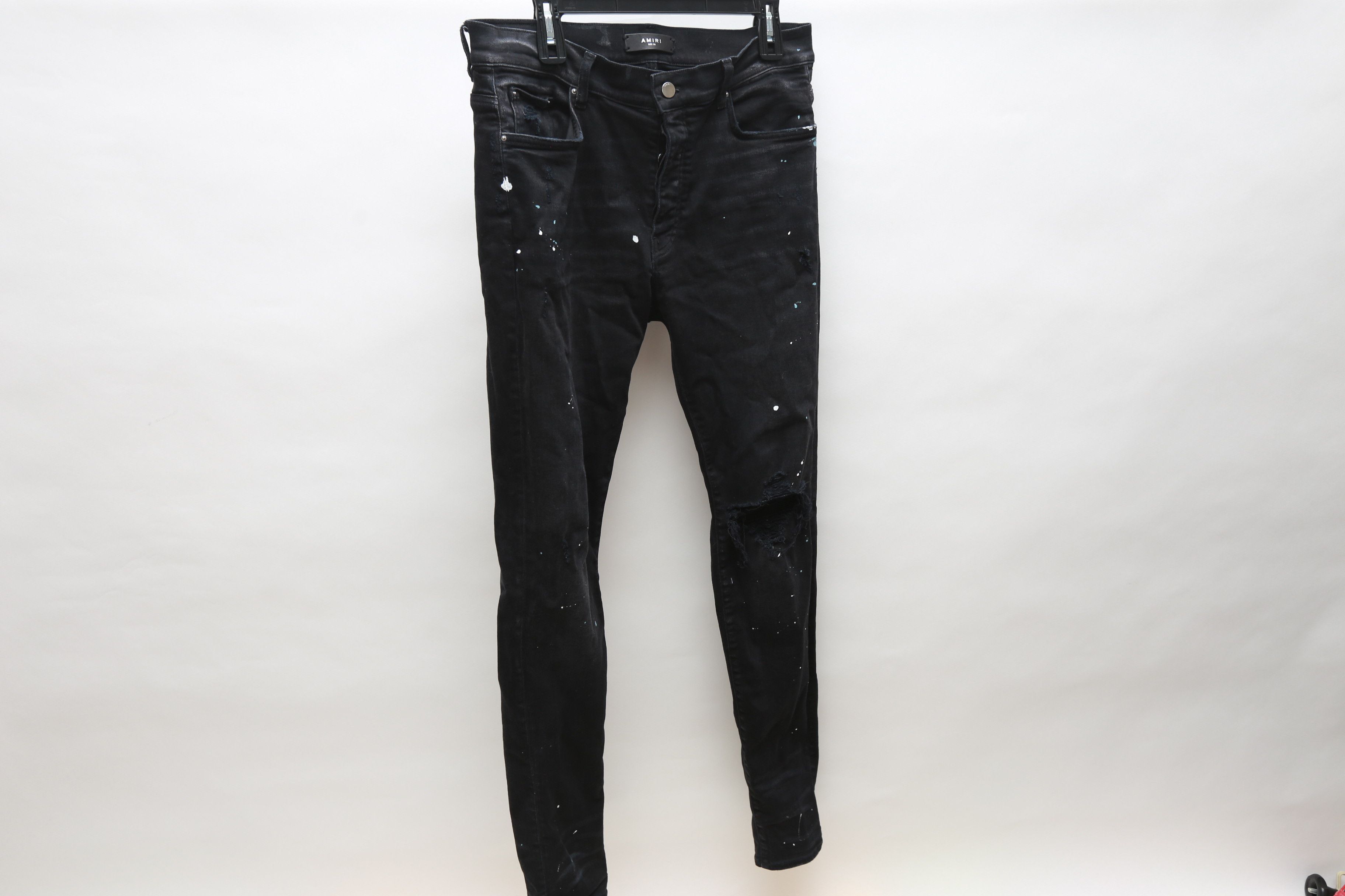 Amiri Amiri Artist Broken Black Painter Jeans (sz 38) Size US 36 / EU 52 - 3 Thumbnail