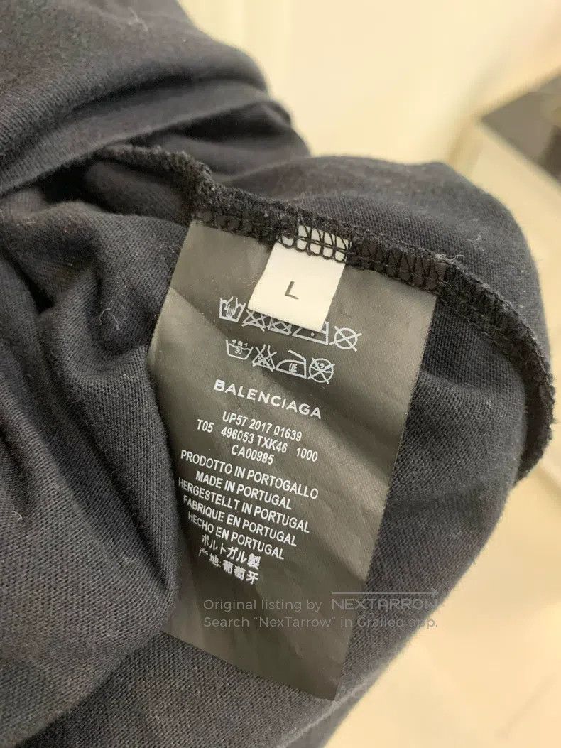 Balenciaga Balenciaga Back label short-sleeved T-shirt, size L Size US L / EU 52-54 / 3 - 5 Thumbnail