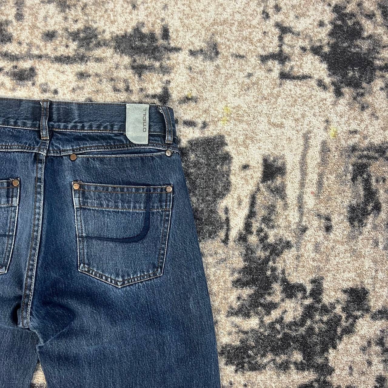 O'Neill Oneill Vintage Y2K Mini Logo Distressed Denim Jeans Size US 32 / EU 48 - 3 Thumbnail