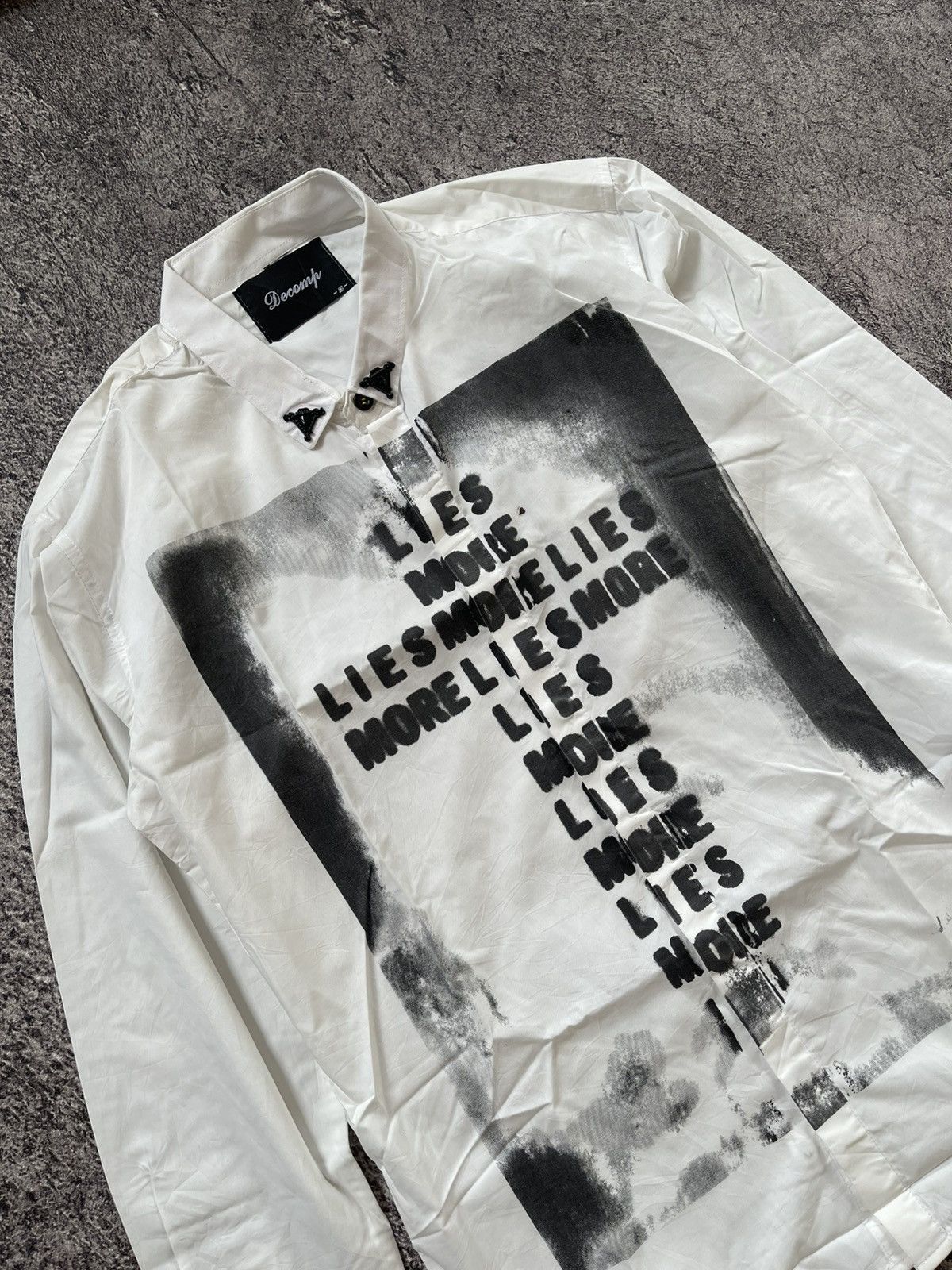 Japanese Brand Y2K Decomp skull punk lgb style longsleeve Size US M / EU 48-50 / 2 - 1 Thumbnail