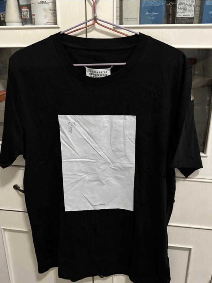 Maison Margiela Margiela Tabi Footprint Print Short Tee | Grailed