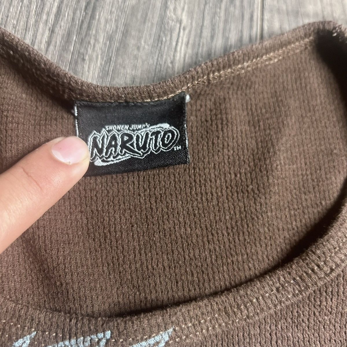 Anime 2002 Naruto kakashi brown thermal long sleeve Size US M / EU 48-50 / 2 - 3 Thumbnail