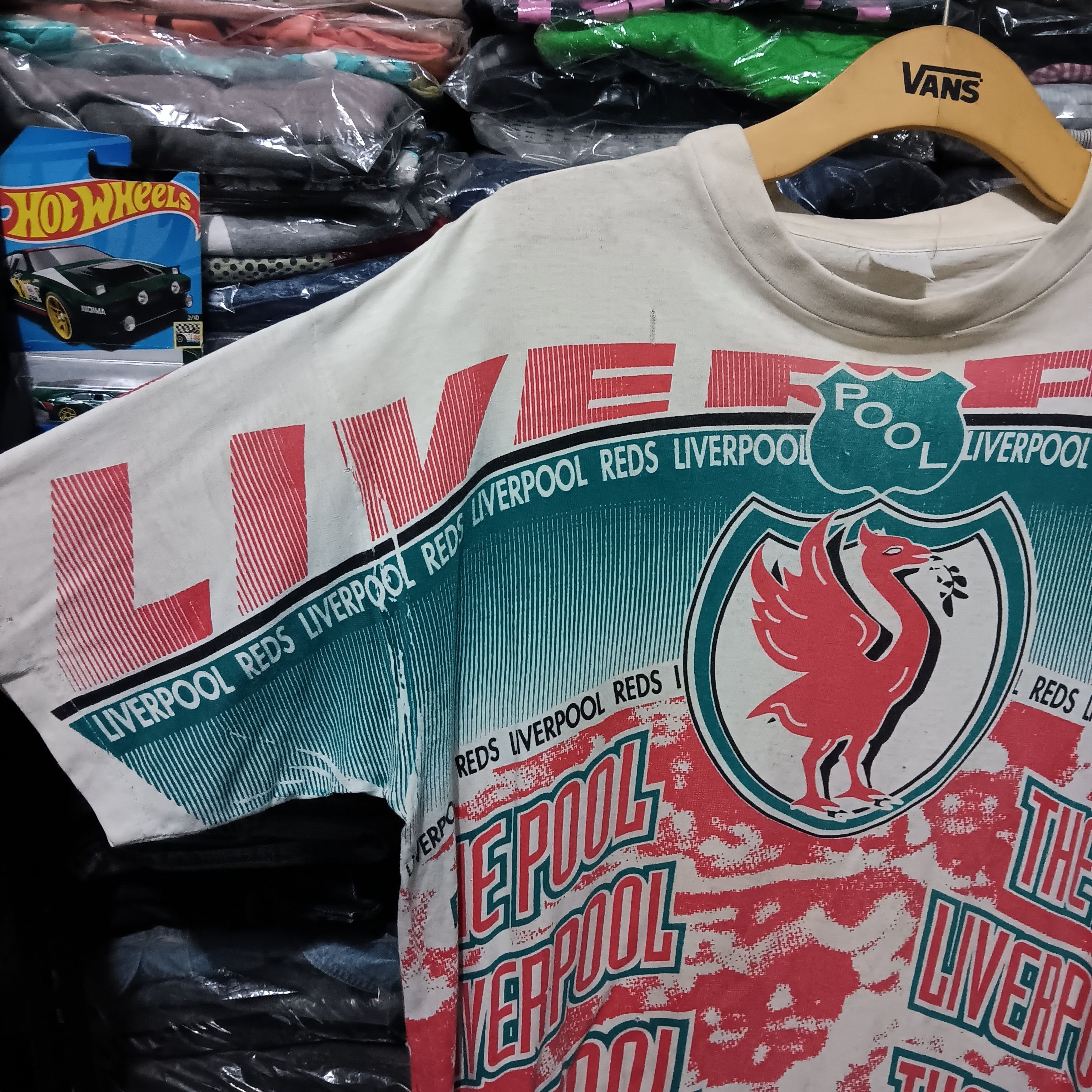 Vintage Vintage Liverpool full print t-shirt Size US XL / EU 56 / 4 - 4 Thumbnail