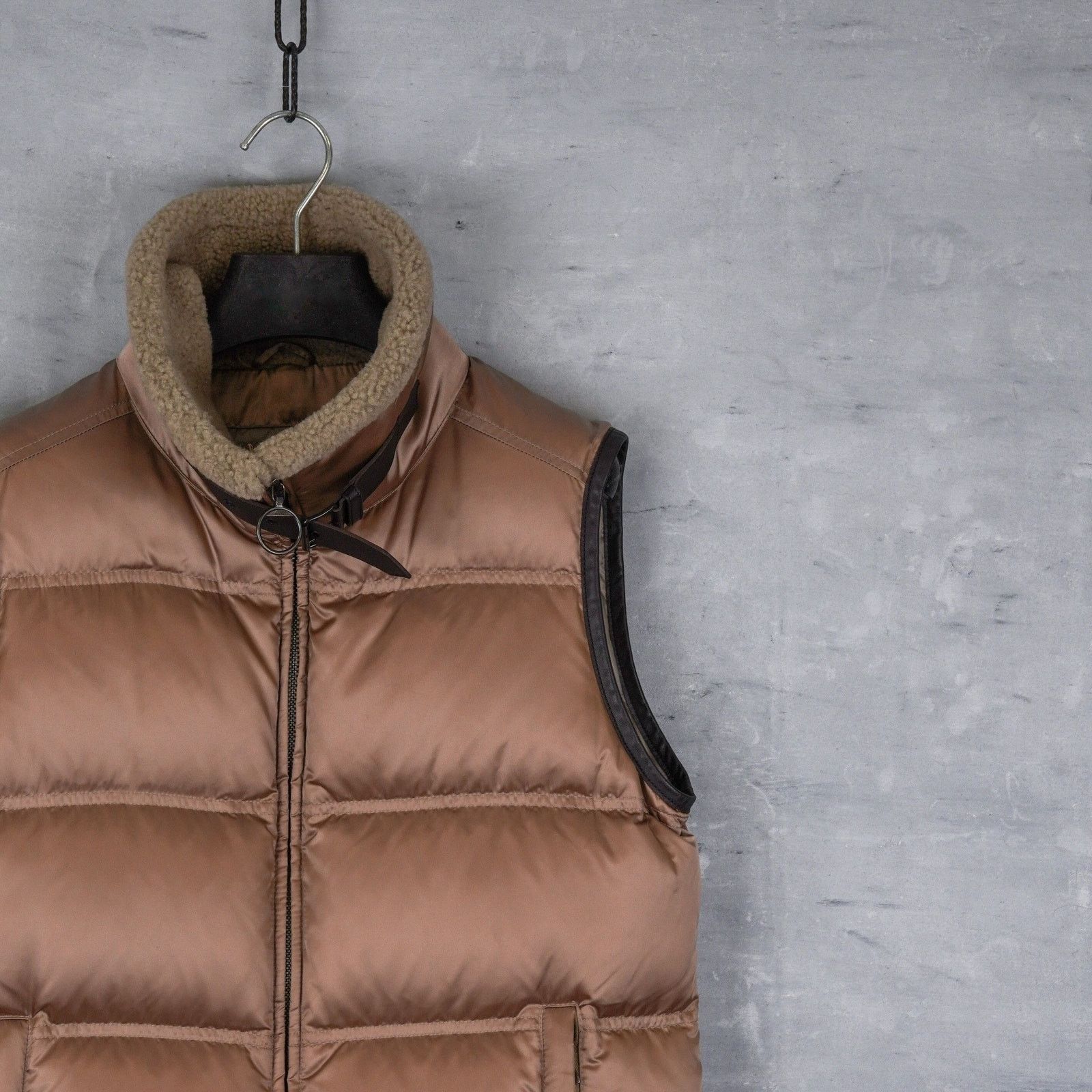 Prada Vintage prada brown nylon womens down puffer vest jacket Size M / US 6-8 / IT 42-44 - 3 Thumbnail