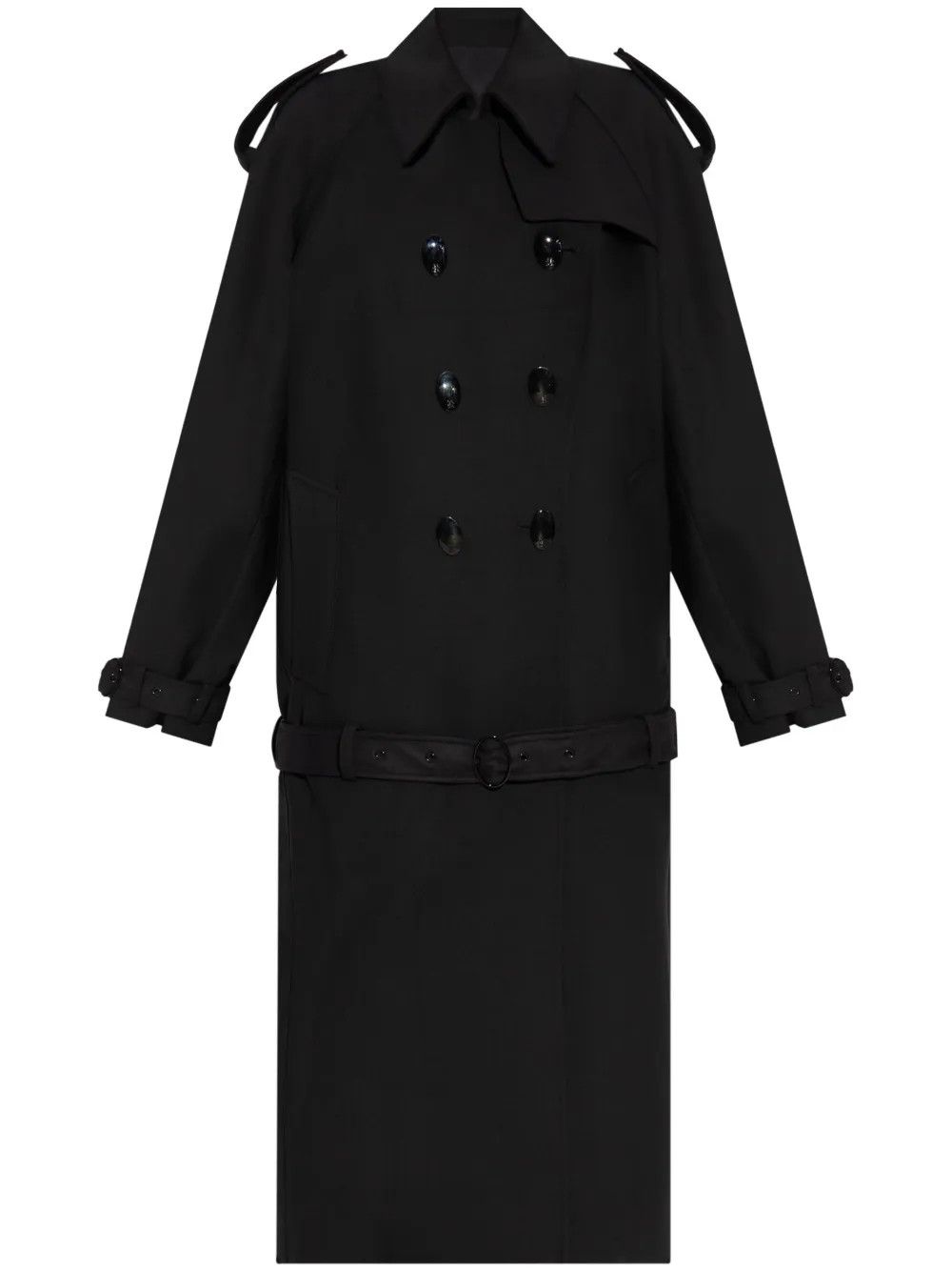 o1w1db10326 Volume Trenchcoat in Black