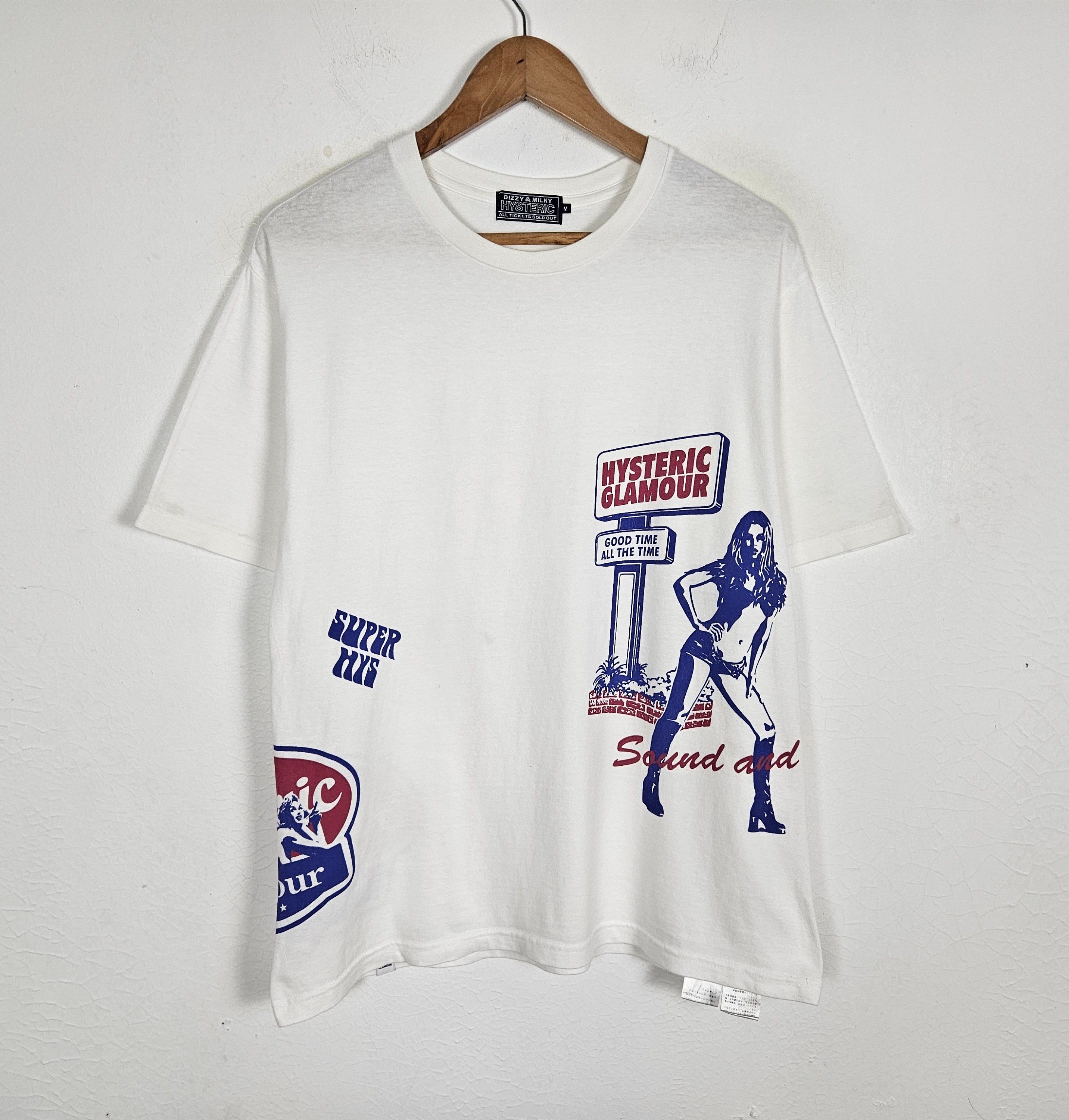Hysteric Glamour × Japanese Brand Hysteric Glamour Dizzy & Milky Sound & Vision shirt Size US M / EU 48-50 / 2 - 3 Thumbnail
