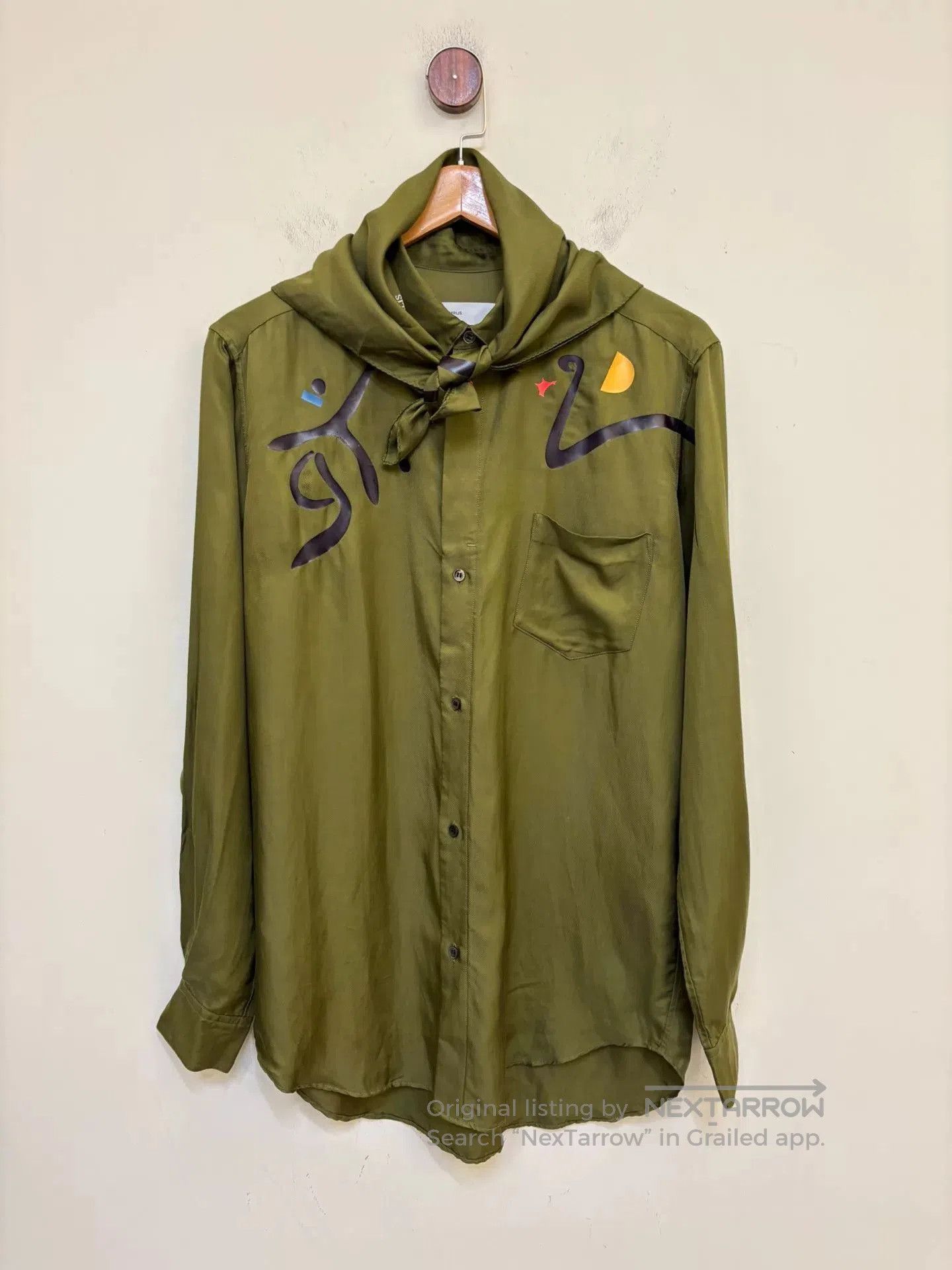 TOGA VIRILIS Toga Virilis Detachable Scarf Shirt. Size US M / EU 48-50 / 2 - 3 Thumbnail