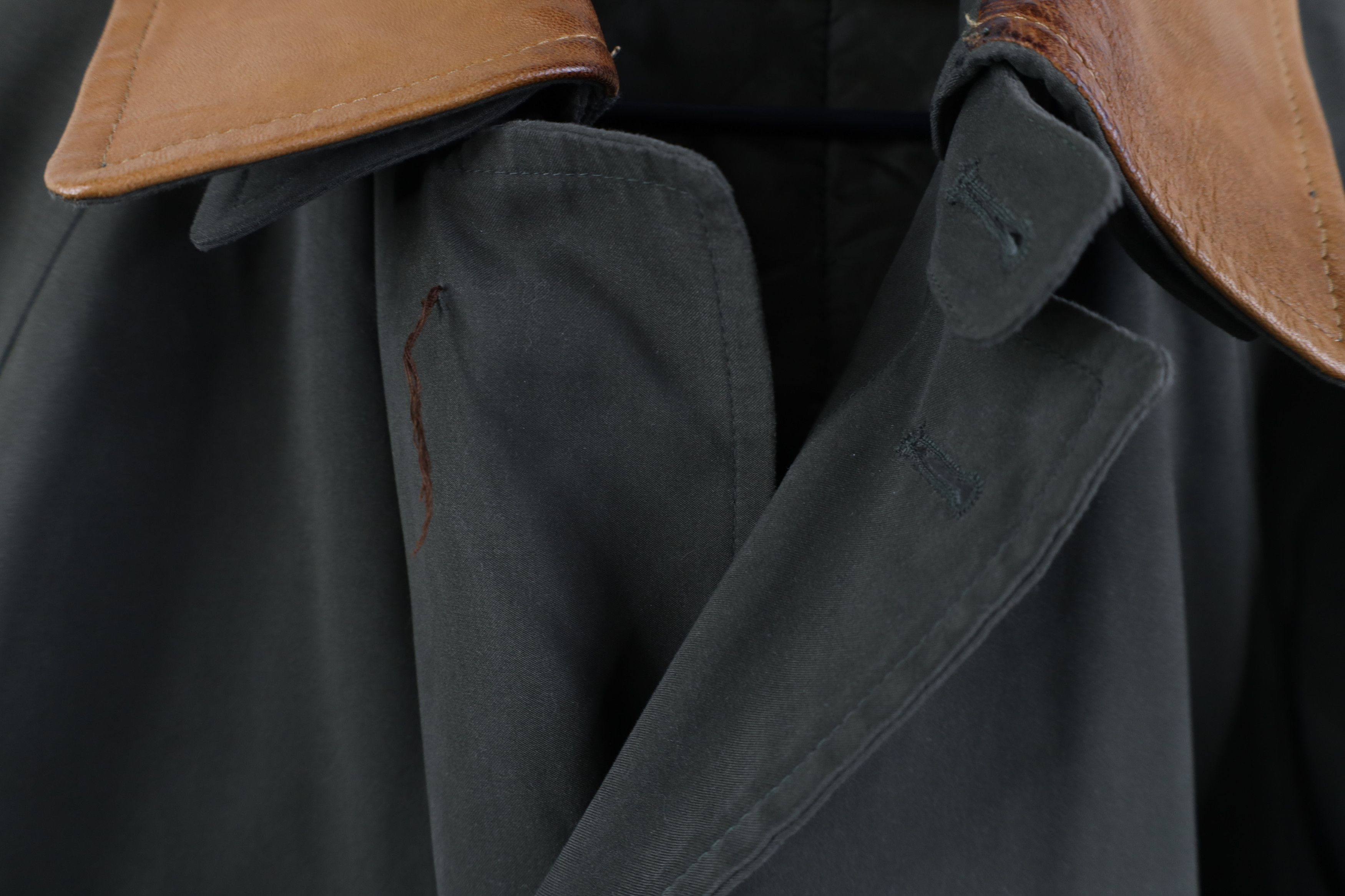 Vintage Vintage 90s Streetwear Lined Microfiber Trench Coat Jacket Size US XXL / EU 58 / 5 - 4 Thumbnail