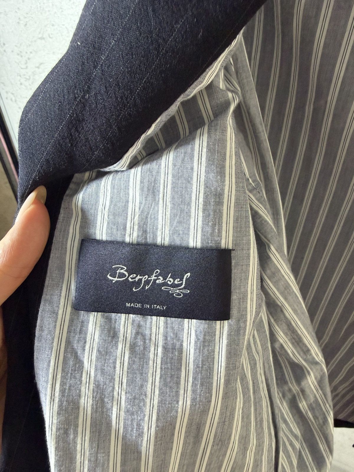 Bergfabel Bergfabel Pinstripe Blazer – Made in Italy Size M / US 6-8 / IT 42-44 - 3 Thumbnail