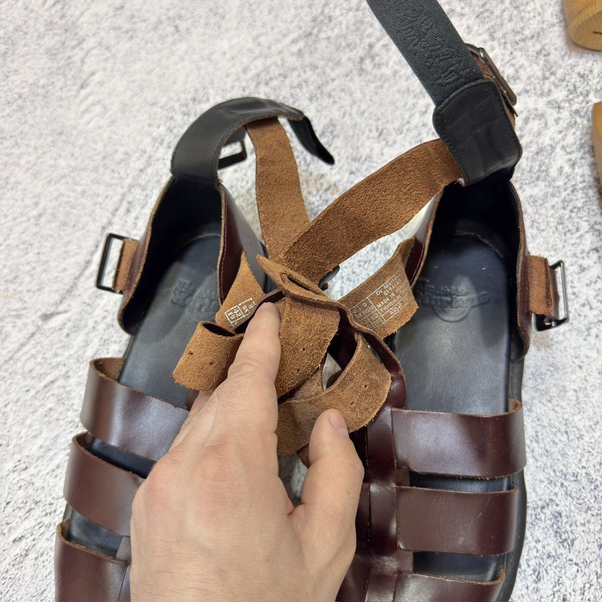 Dr. Martens Dr. Martens Geraldo Gladiator Leather Sandals US9 UK8 EU42 Size US 9 / EU 42 - 11 Thumbnail